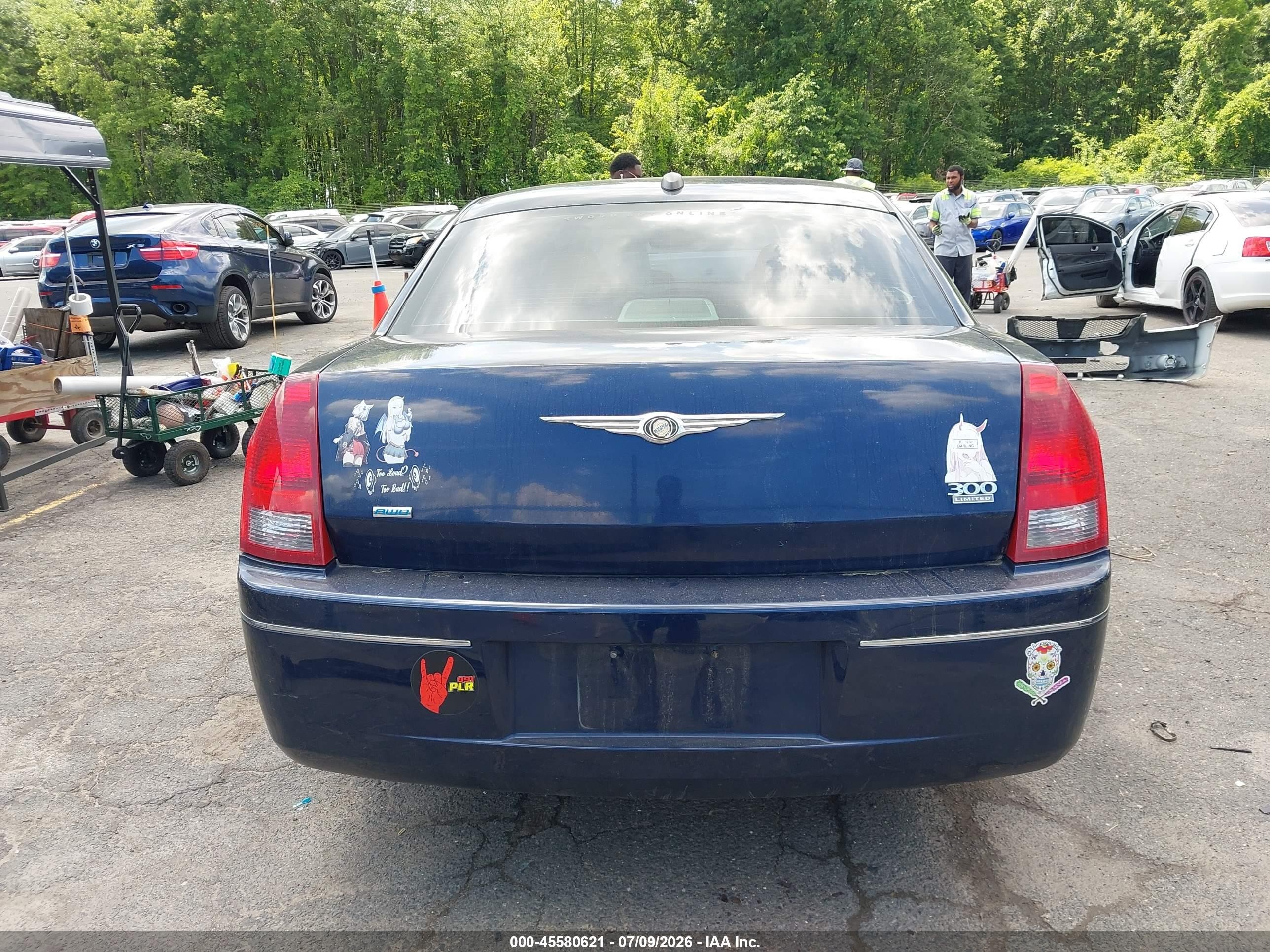 2006 Chrysler 300 Touring Blue vin: 2C3LA53G46H175957