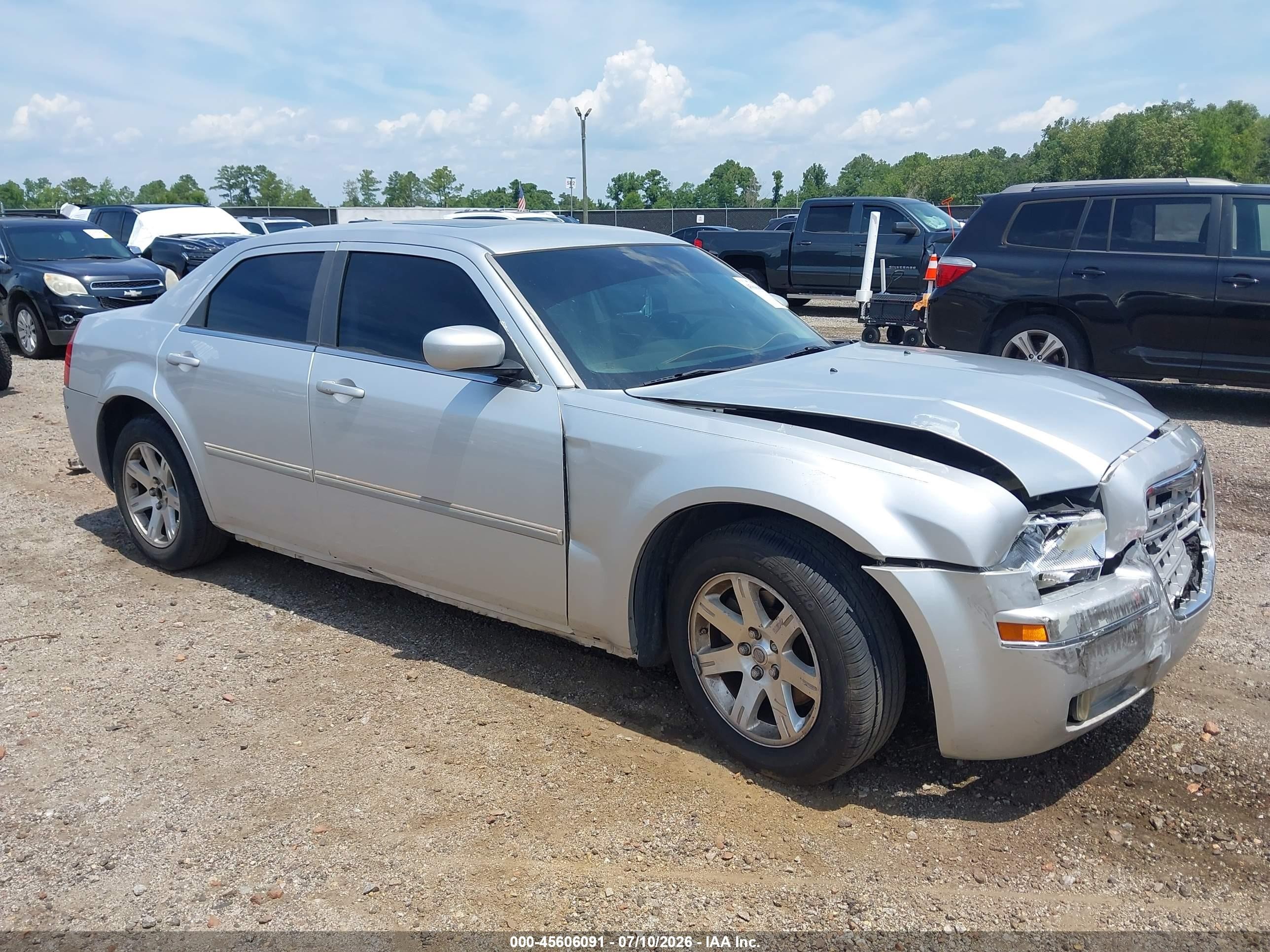 2006 Chrysler 300 Touring Silver vin: 2C3LA53G46H186635