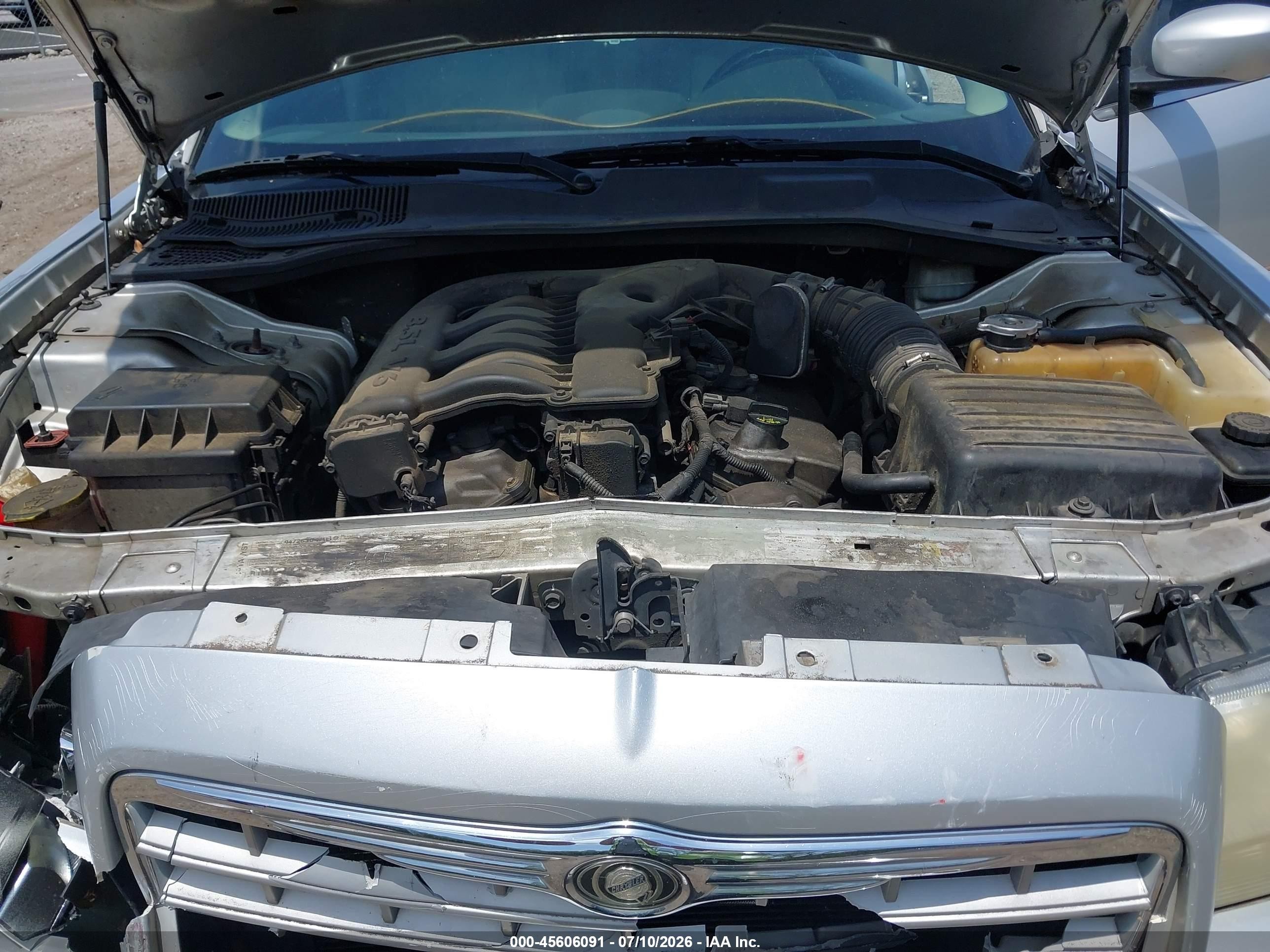 2006 Chrysler 300 Touring Silver vin: 2C3LA53G46H186635