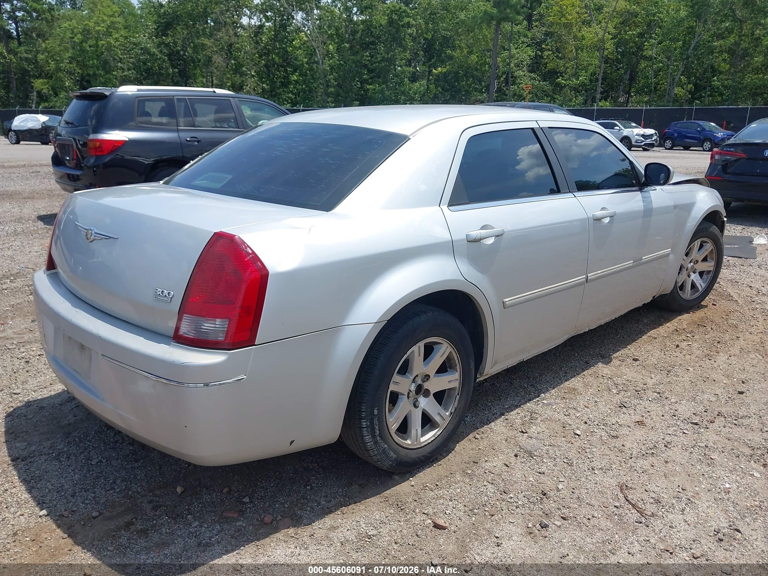 2006 Chrysler 300 Touring Silver vin: 2C3LA53G46H186635