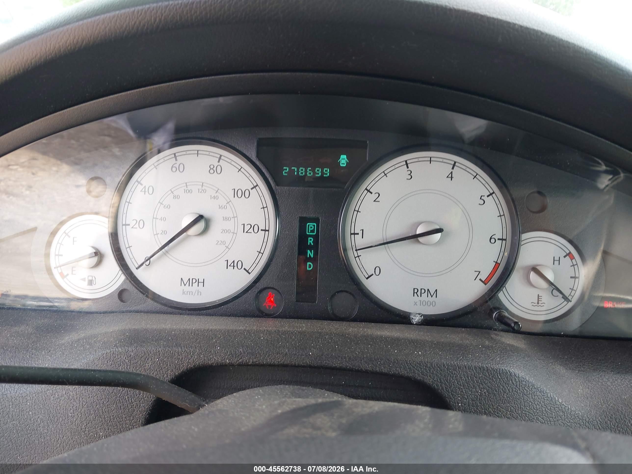 2007 Chrysler 300 Touring White vin: 2C3LA53G57H766607