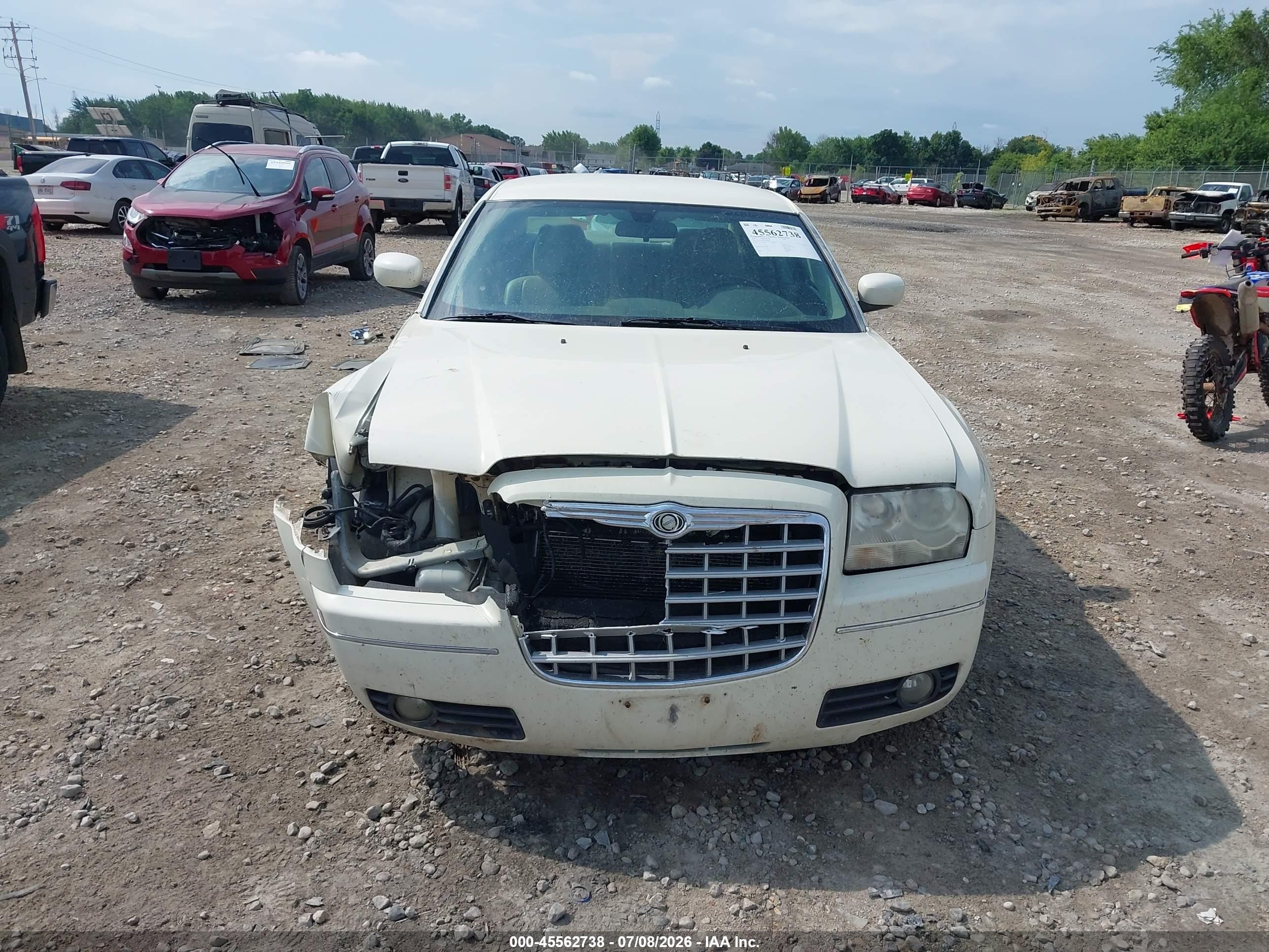 2007 Chrysler 300 Touring White vin: 2C3LA53G57H766607