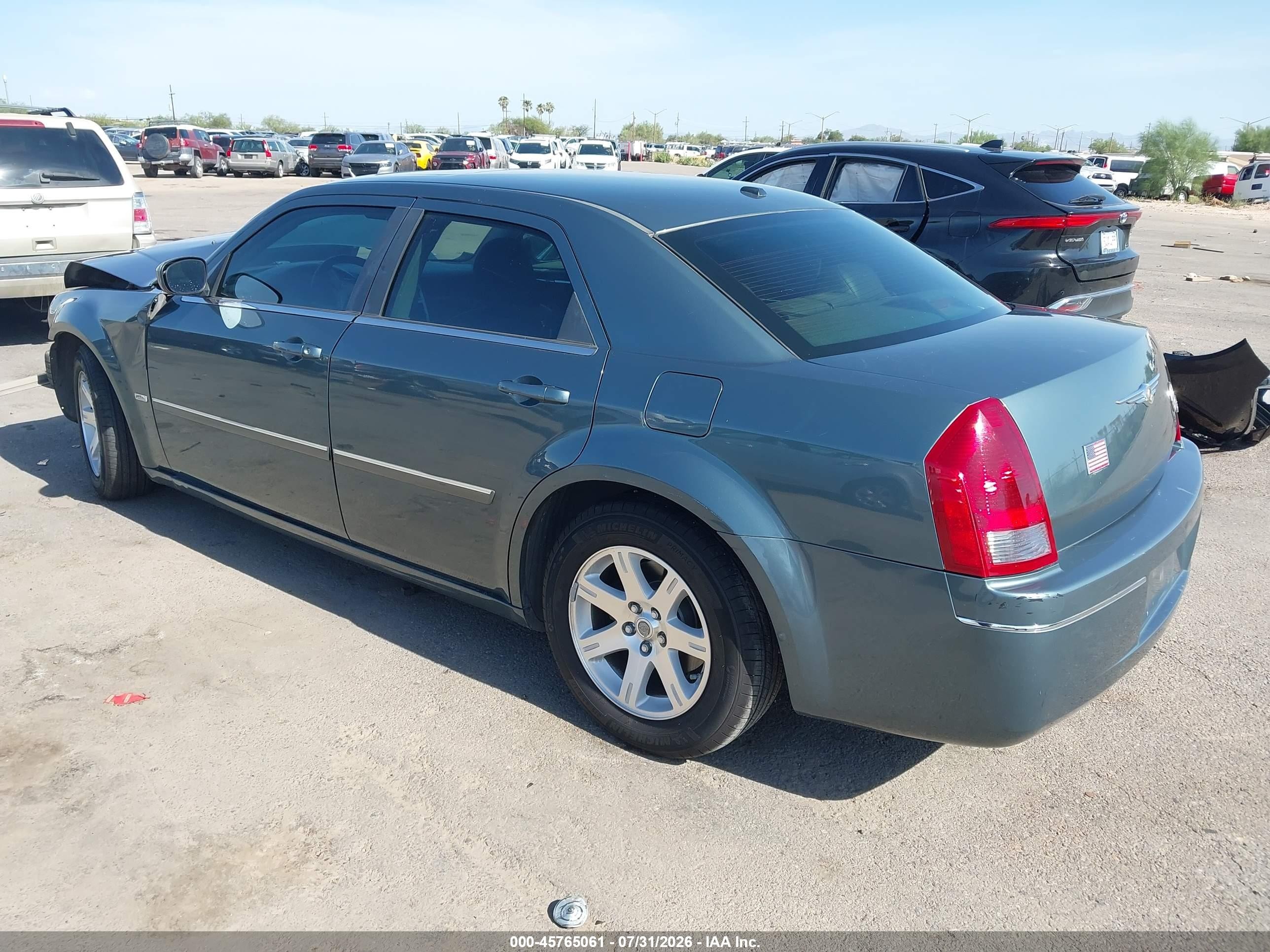 2006 Chrysler 300 Touring Turquoise vin: 2C3LA53G66H343453