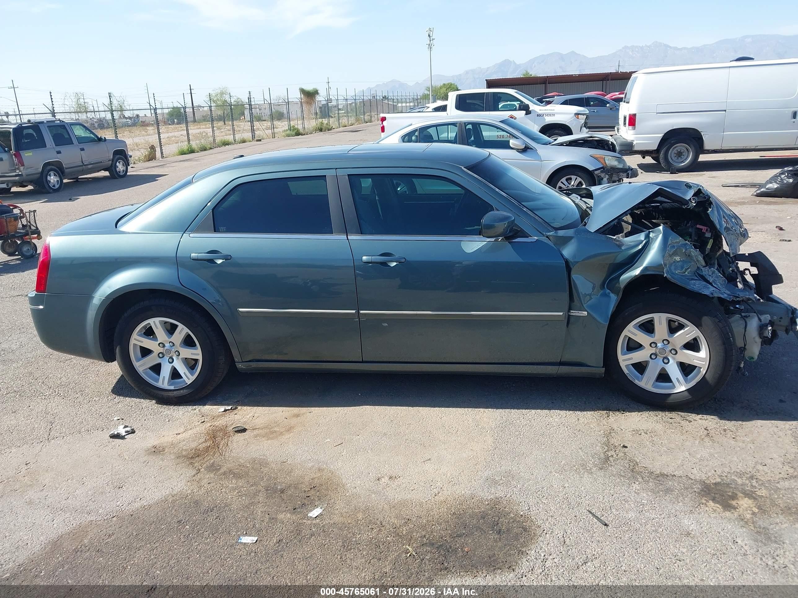 2006 Chrysler 300 Touring Turquoise vin: 2C3LA53G66H343453