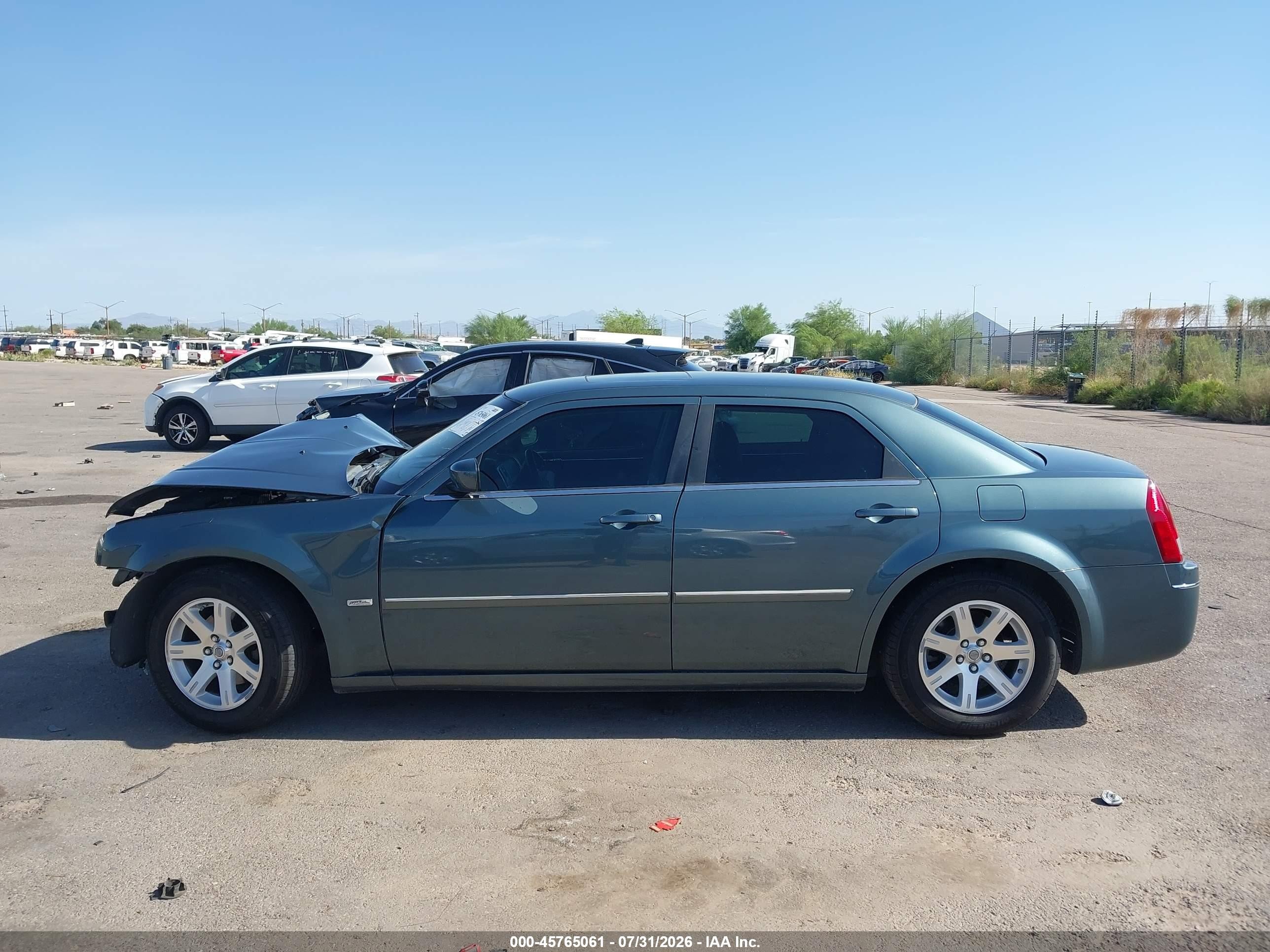 2006 Chrysler 300 Touring Turquoise vin: 2C3LA53G66H343453