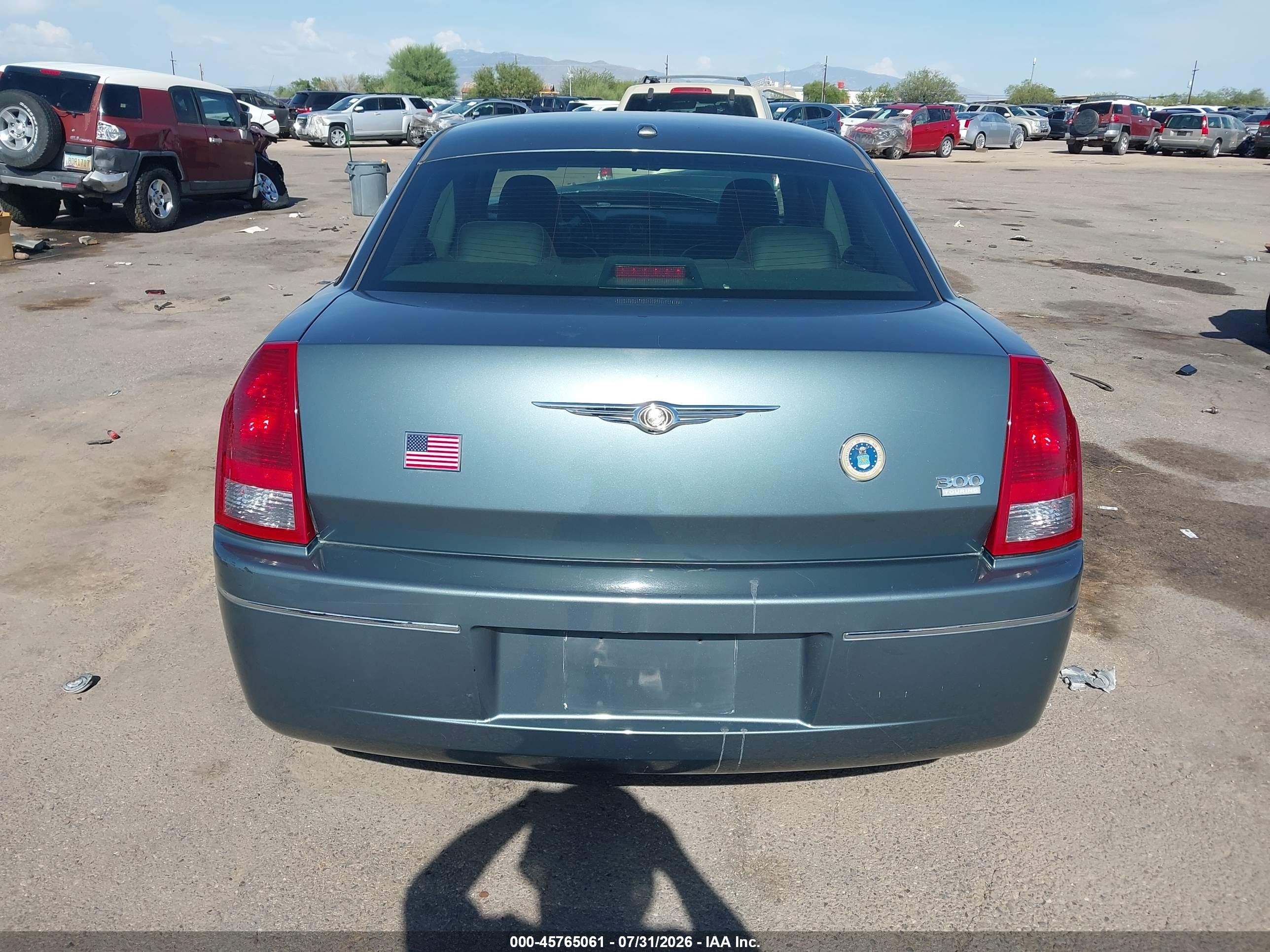 2006 Chrysler 300 Touring Turquoise vin: 2C3LA53G66H343453