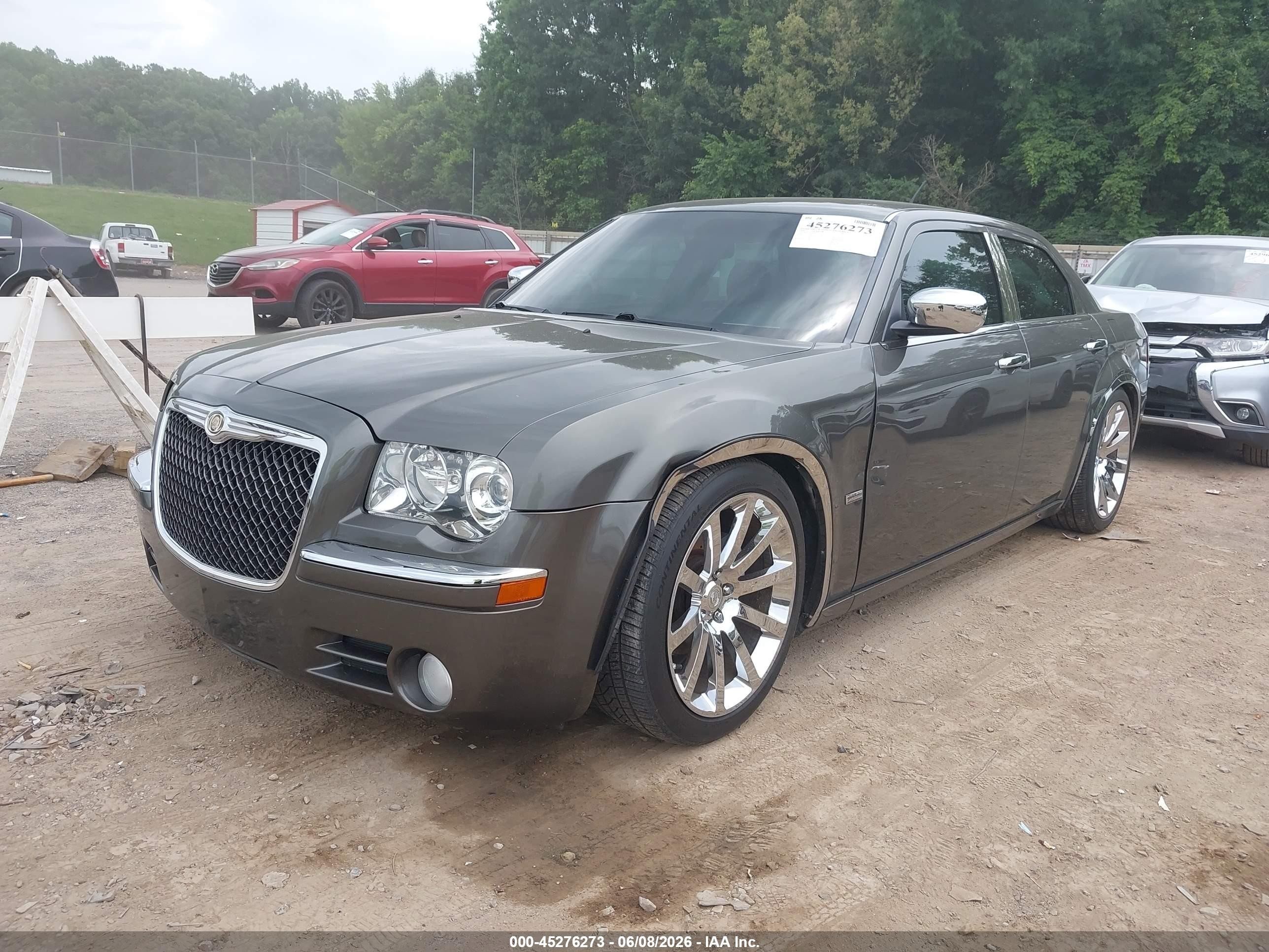 2008 Chrysler 300 Touring Gray vin: 2C3LA53G68H135530