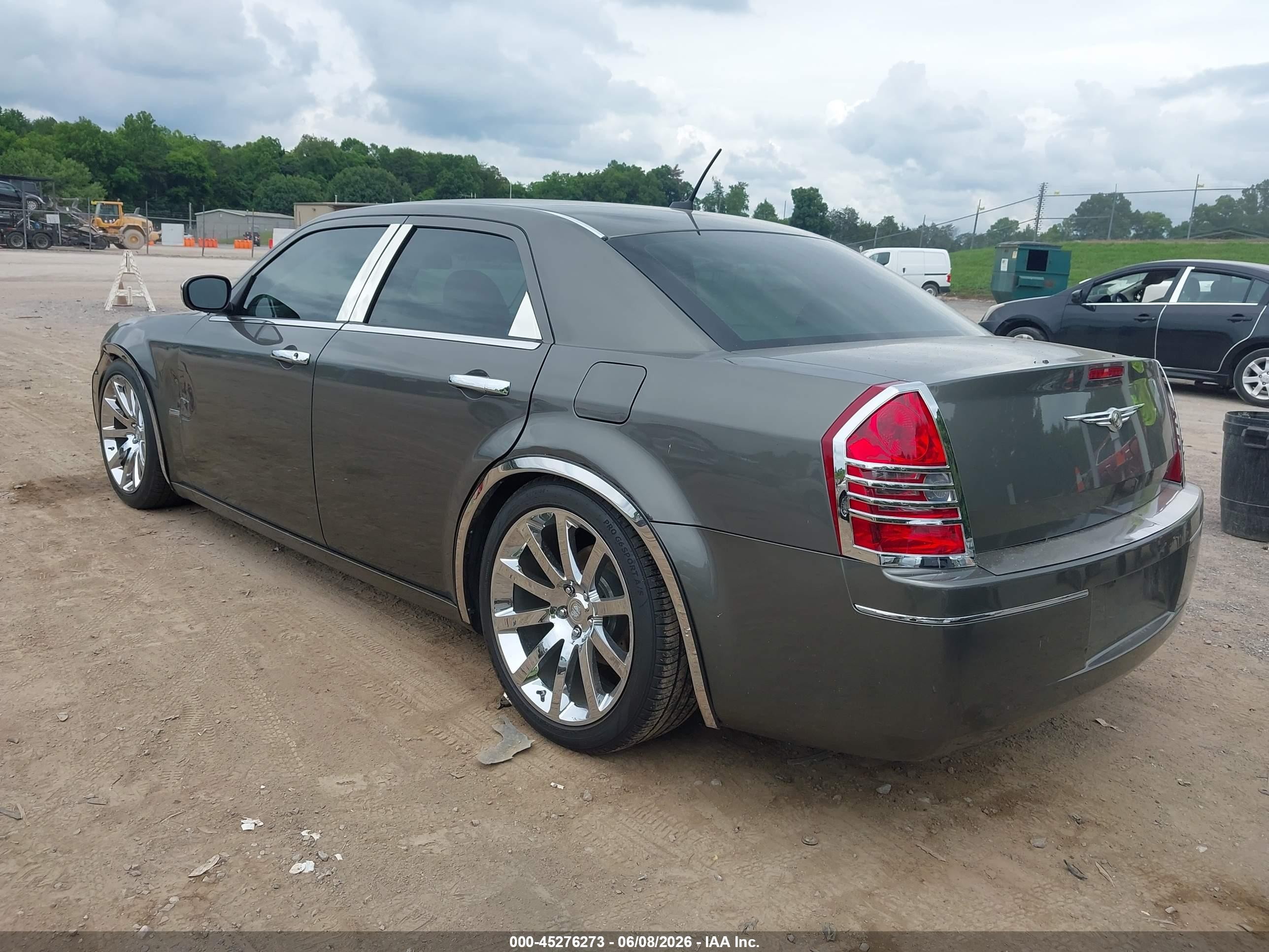 2008 Chrysler 300 Touring Gray vin: 2C3LA53G68H135530