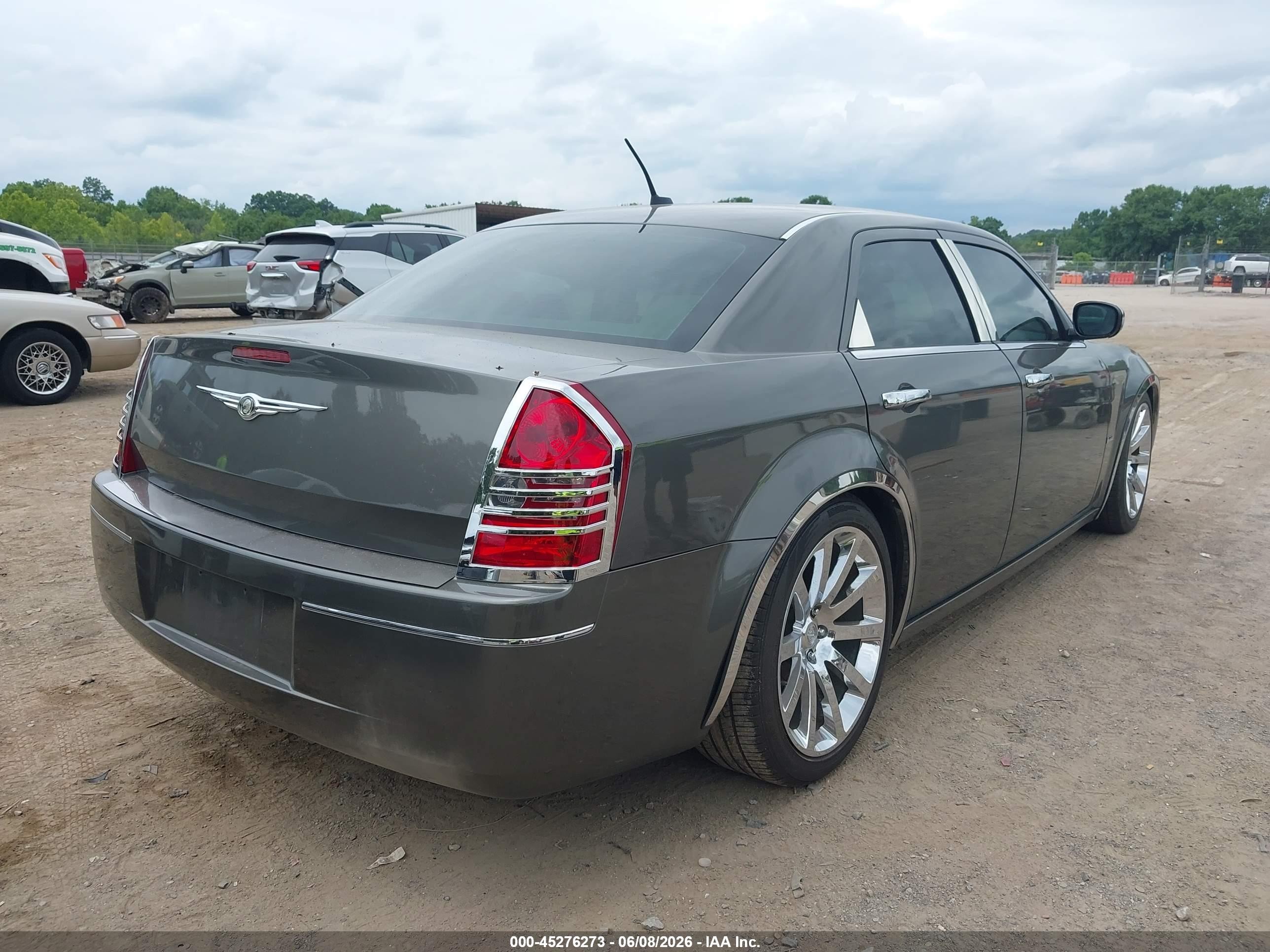 2008 Chrysler 300 Touring Gray vin: 2C3LA53G68H135530