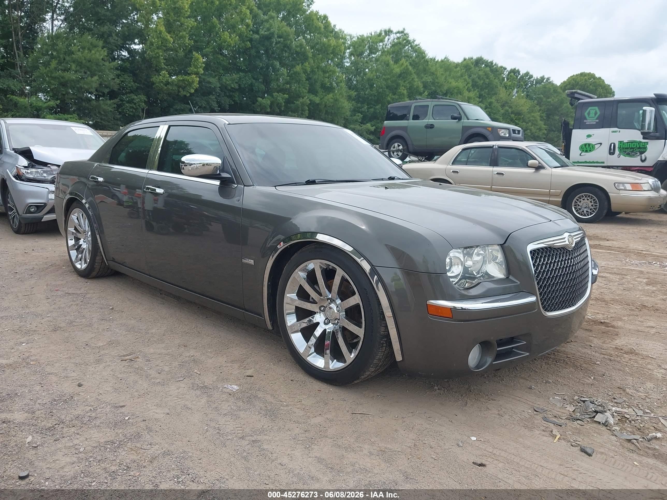 2008 Chrysler 300 Touring Gray vin: 2C3LA53G68H135530