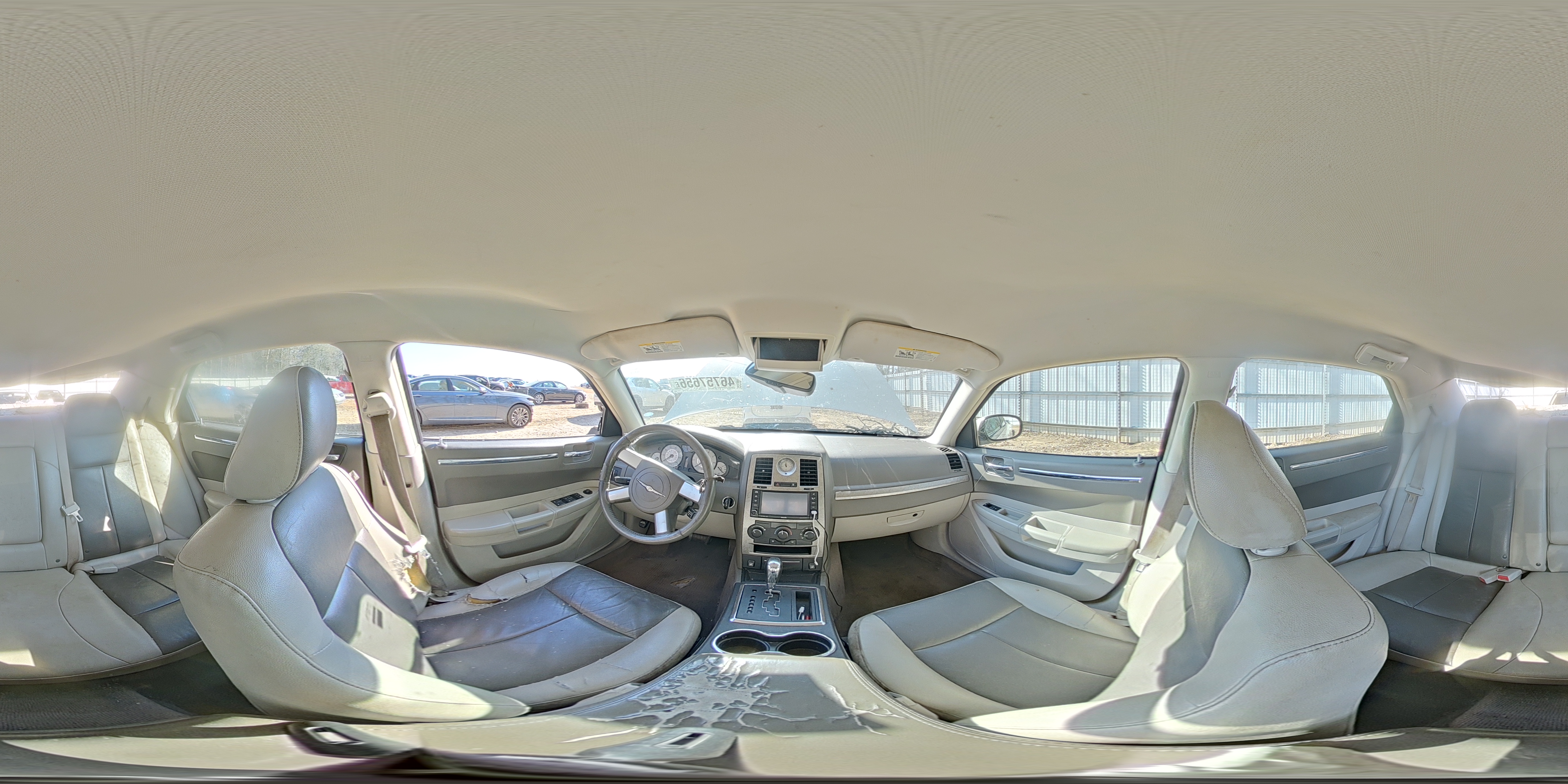 2008 Chrysler 300 Touring White vin: 2C3LA53GX8H223738