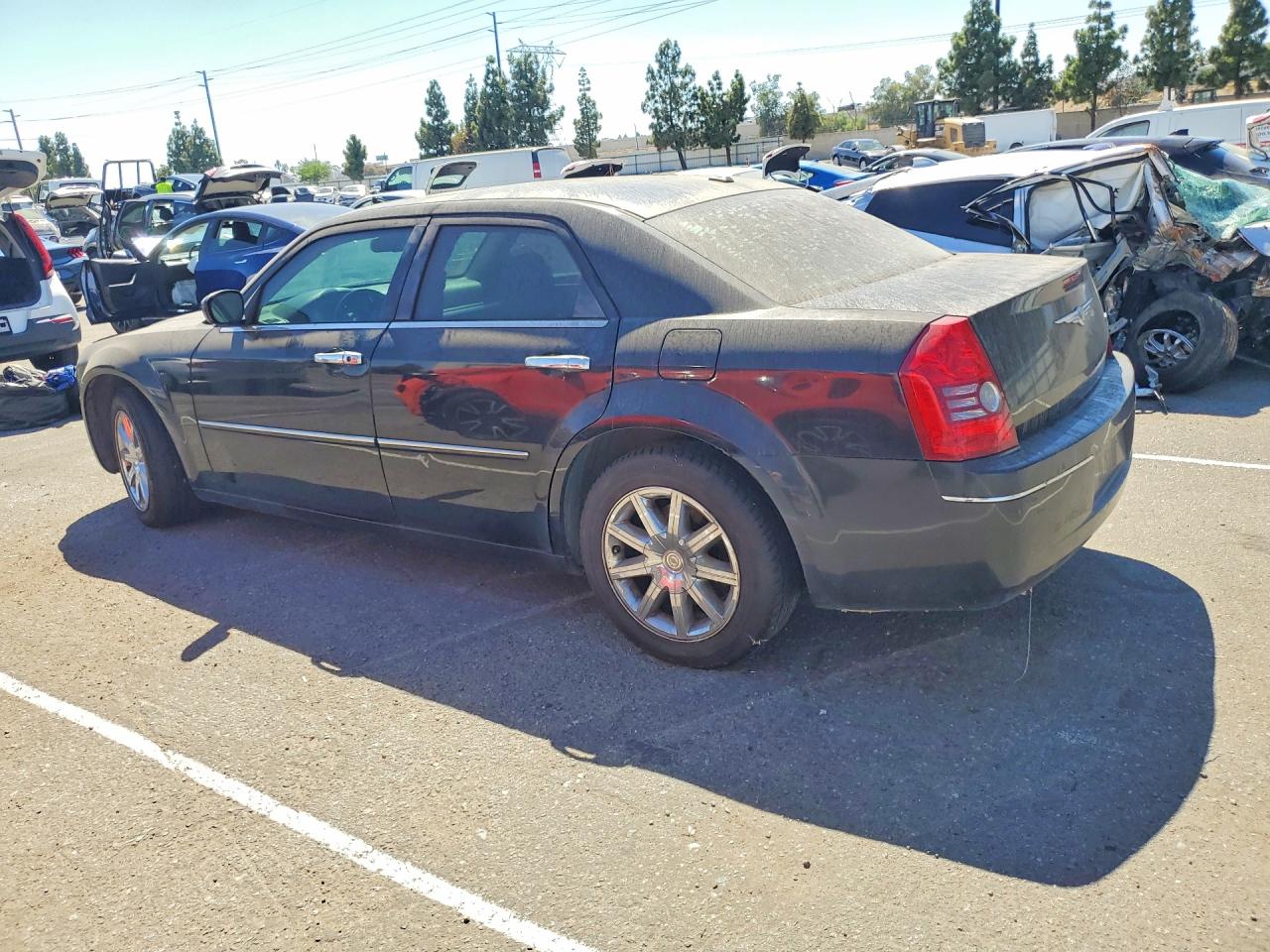 2009 Chrysler 300 Touring Black vin: 2C3LA53V09H554411