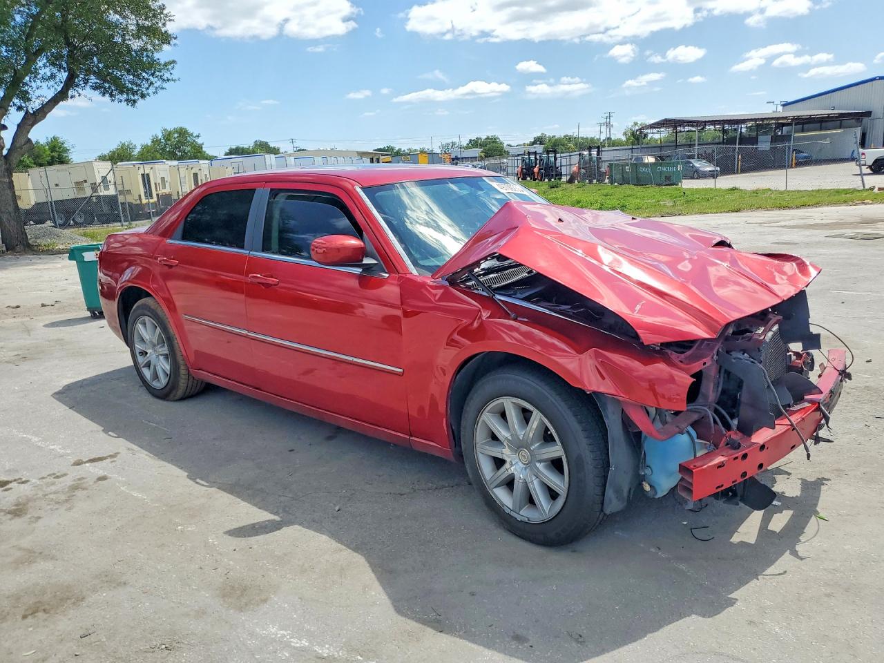 2009 Chrysler 300 Touring Red vin: 2C3LA53V99H555699