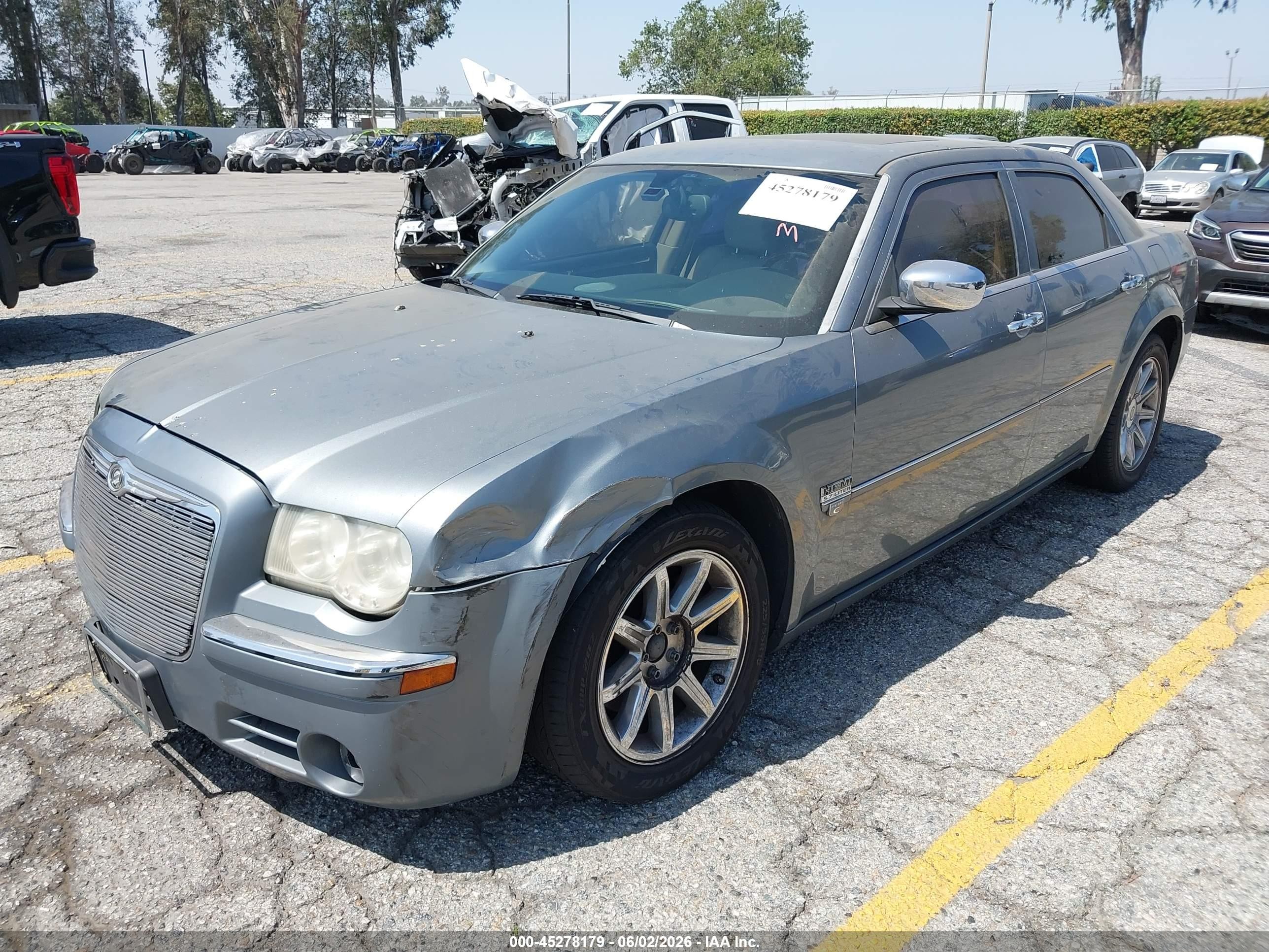2006 Chrysler 300c   Gray vin: 2C3LA63H16H317437