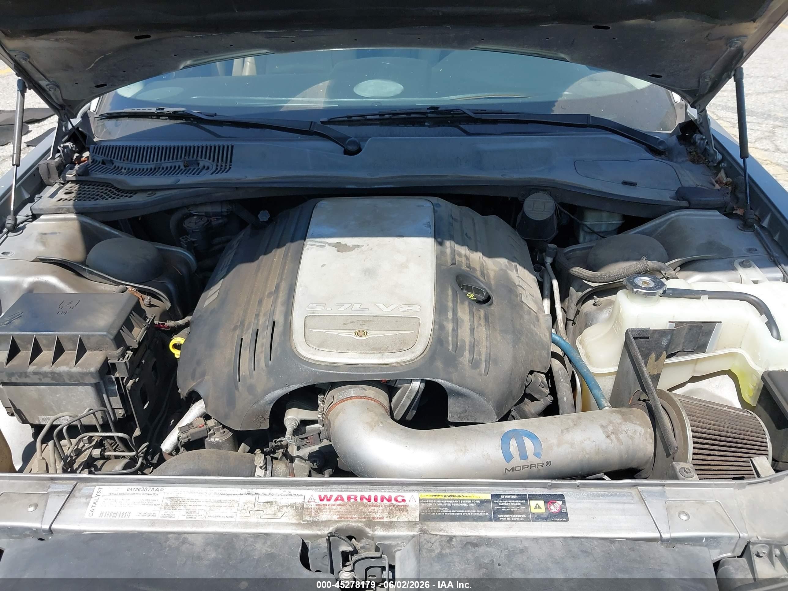 2006 Chrysler 300c   Gray vin: 2C3LA63H16H317437