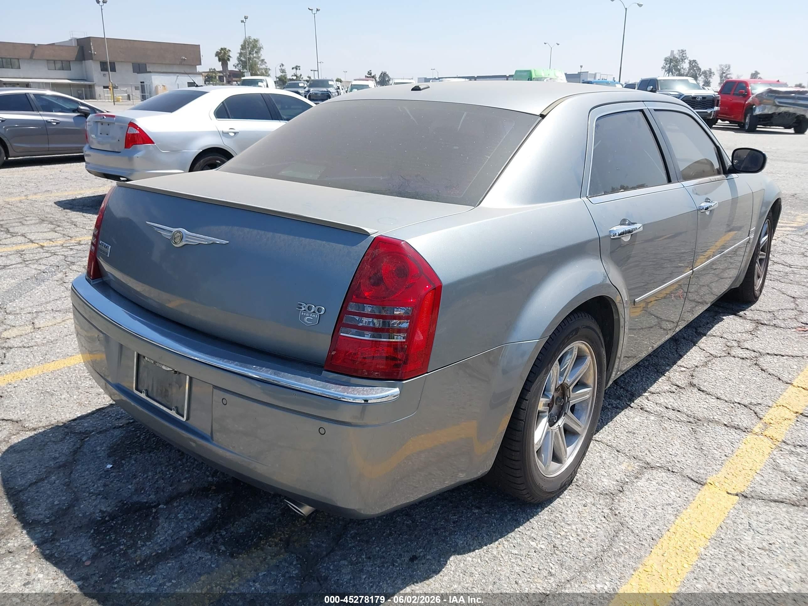 2006 Chrysler 300c   Gray vin: 2C3LA63H16H317437