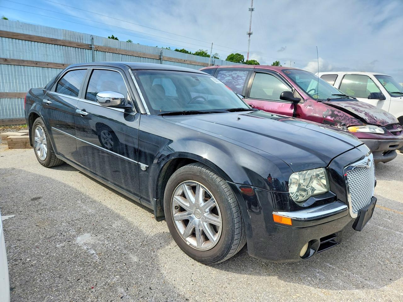 2007 Chrysler 300c Black vin: 2C3LA63H27H663031