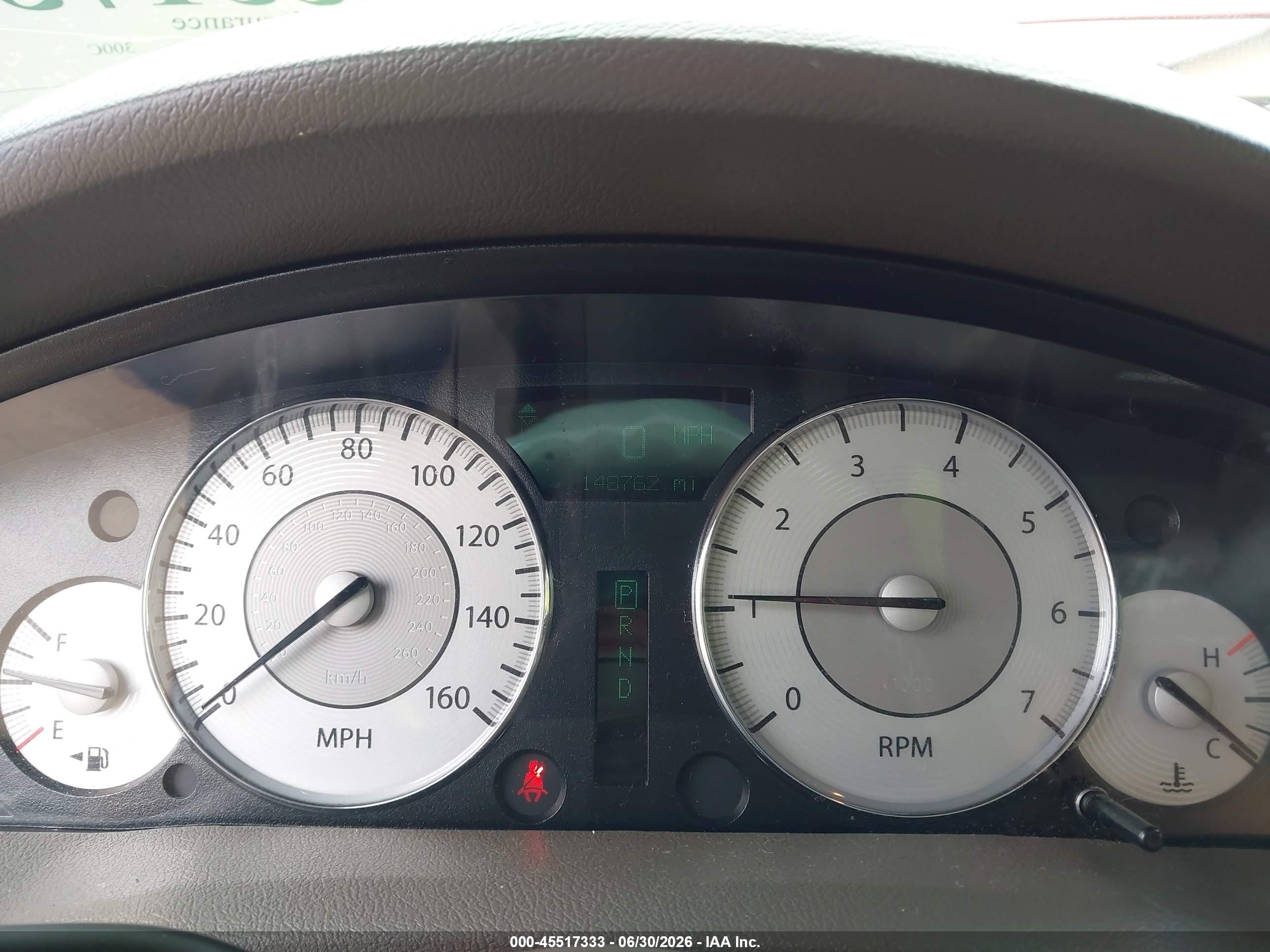 2007 Chrysler 300c   Красный vin: 2C3LA63H27H774470