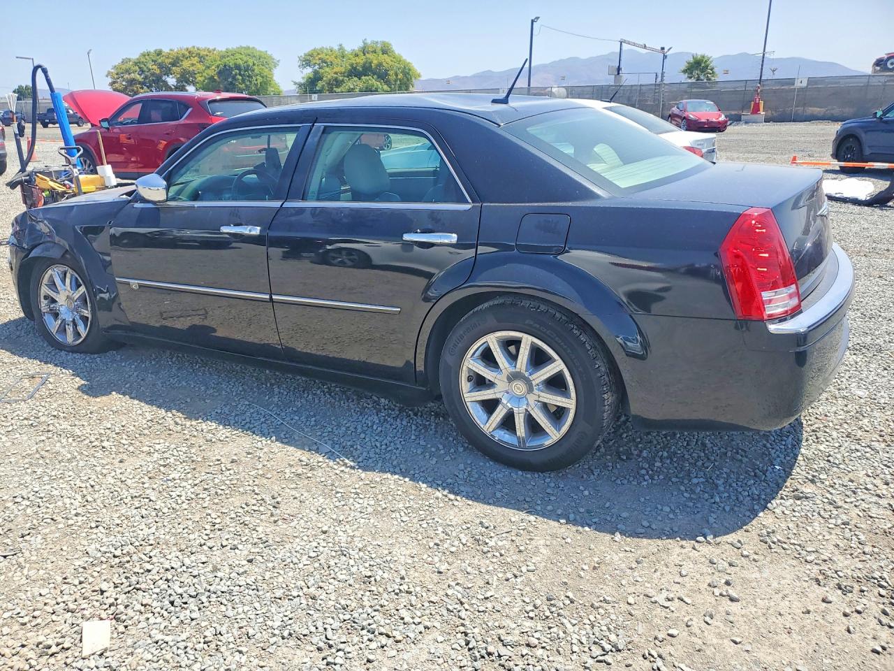 2008 Chrysler 300c Black vin: 2C3LA63H28H108162