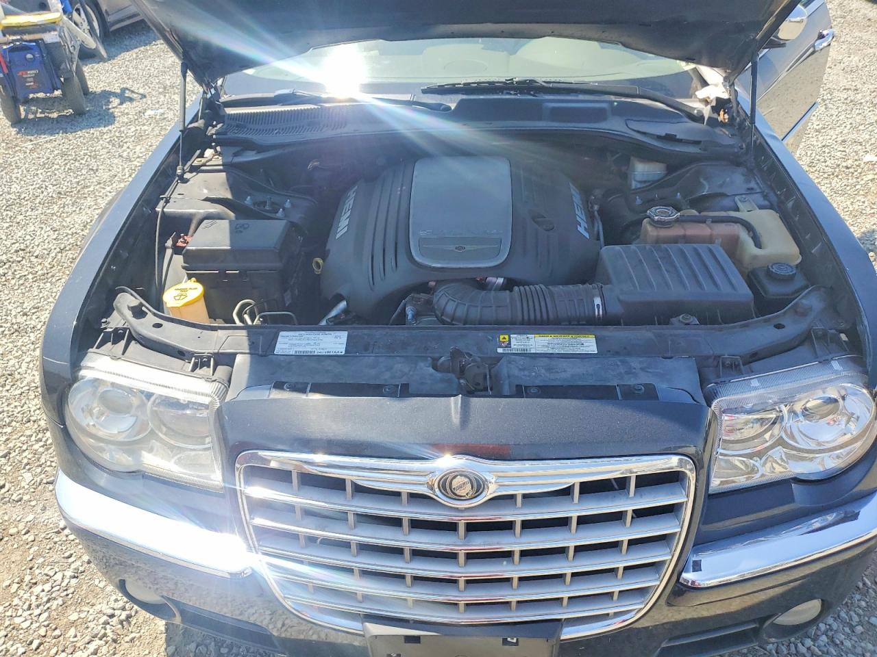 2008 Chrysler 300c Black vin: 2C3LA63H28H108162