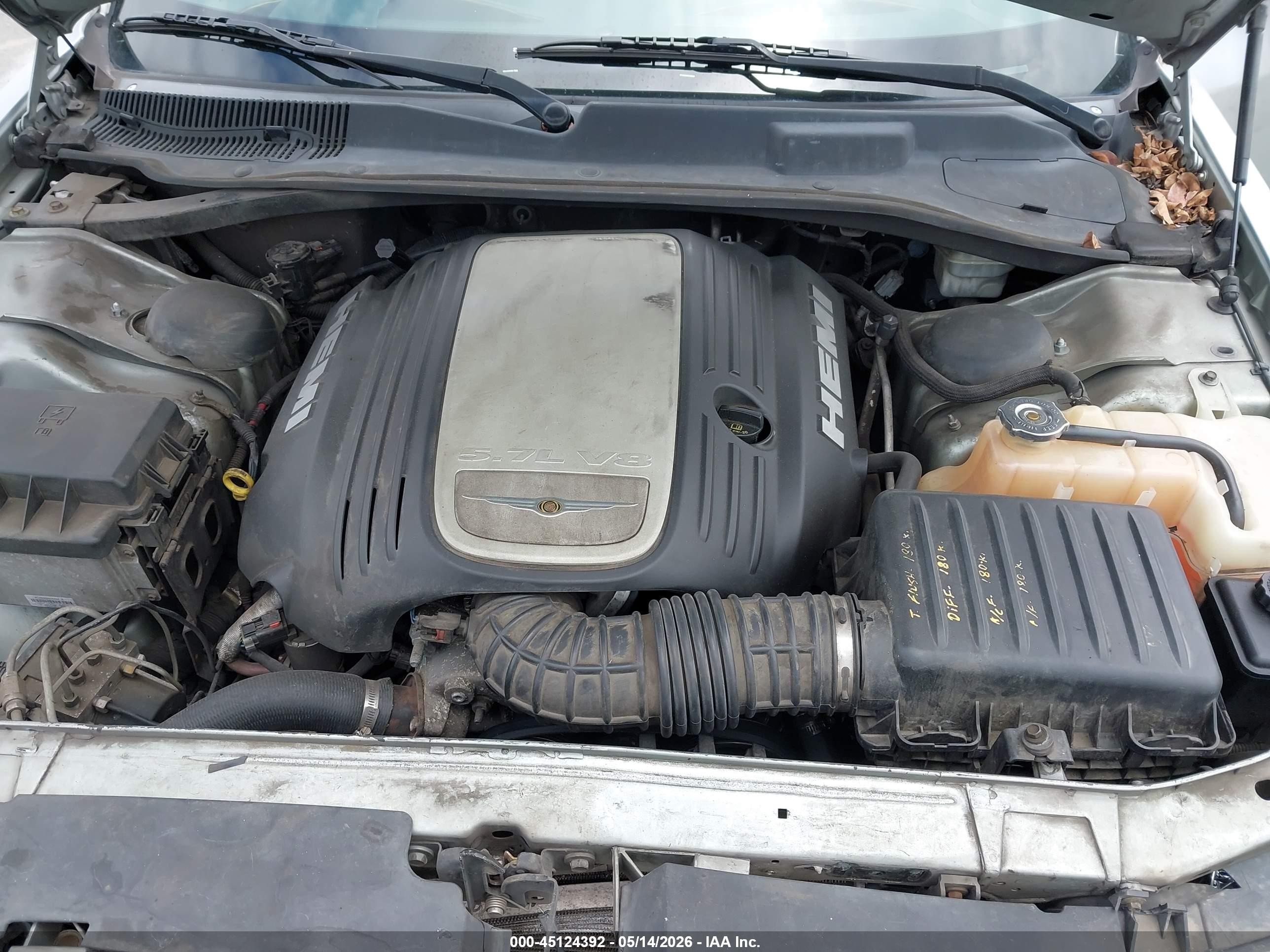 2006 Chrysler 300c   Blue vin: 2C3LA63H46H421503