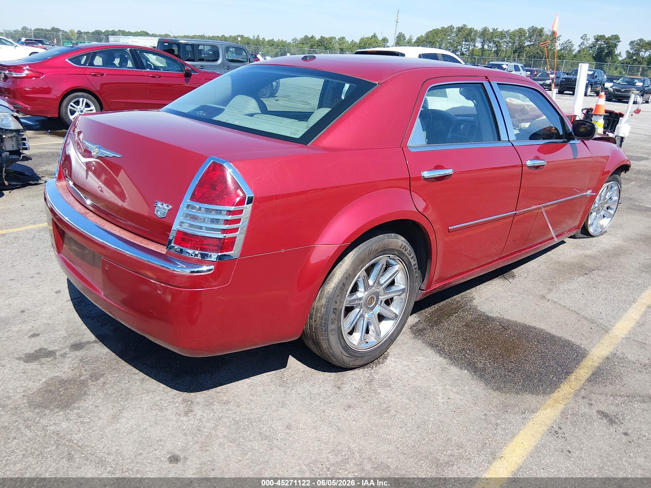 2007 Chrysler 300c   Red vin: 2C3LA63H47H767374