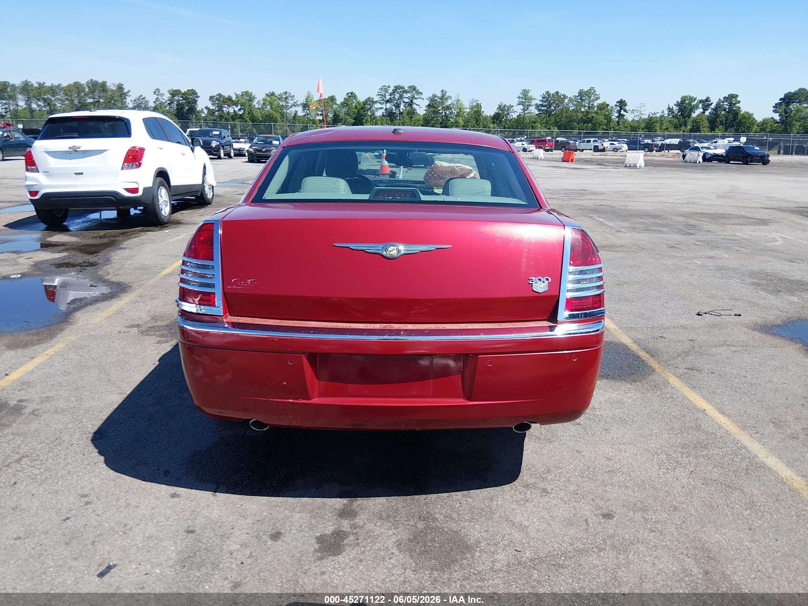 2007 Chrysler 300c   Red vin: 2C3LA63H47H767374