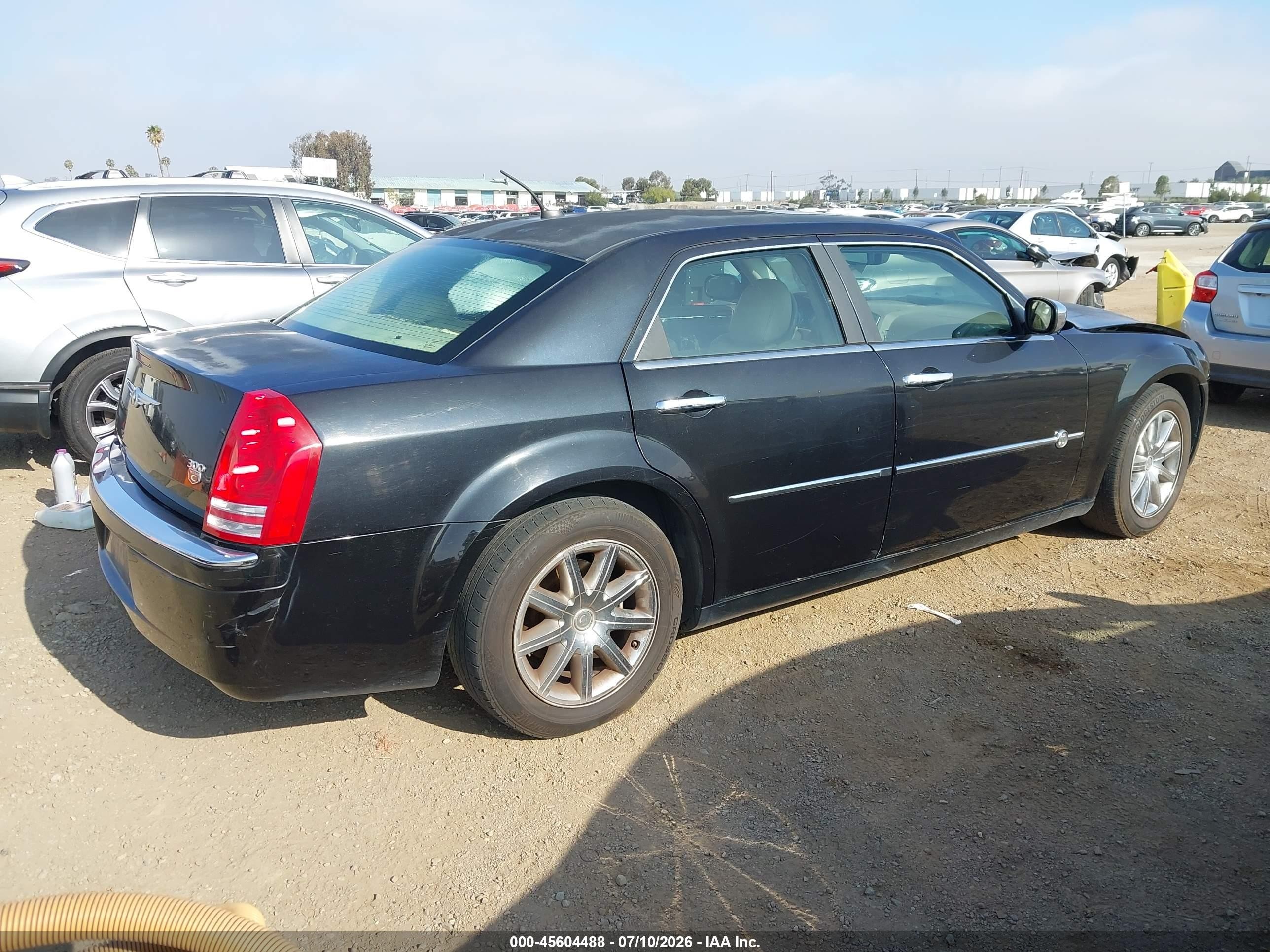 2008 Chrysler 300c Hemi Black vin: 2C3LA63H48H287028
