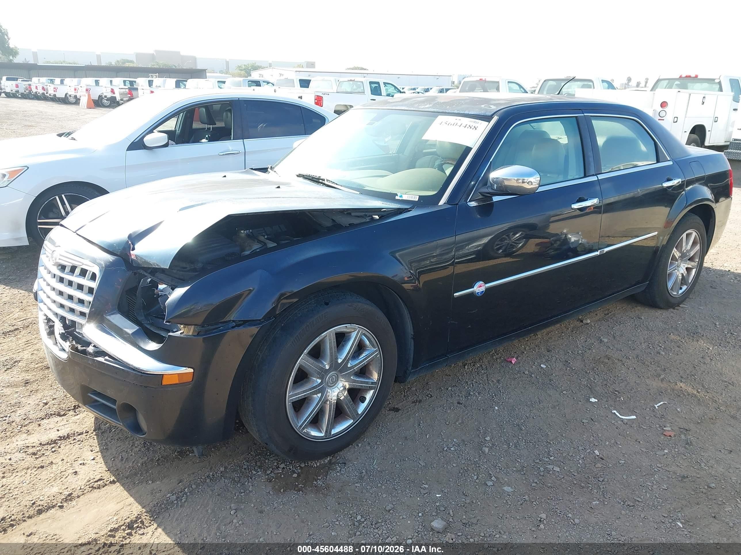 2008 Chrysler 300c Hemi Black vin: 2C3LA63H48H287028