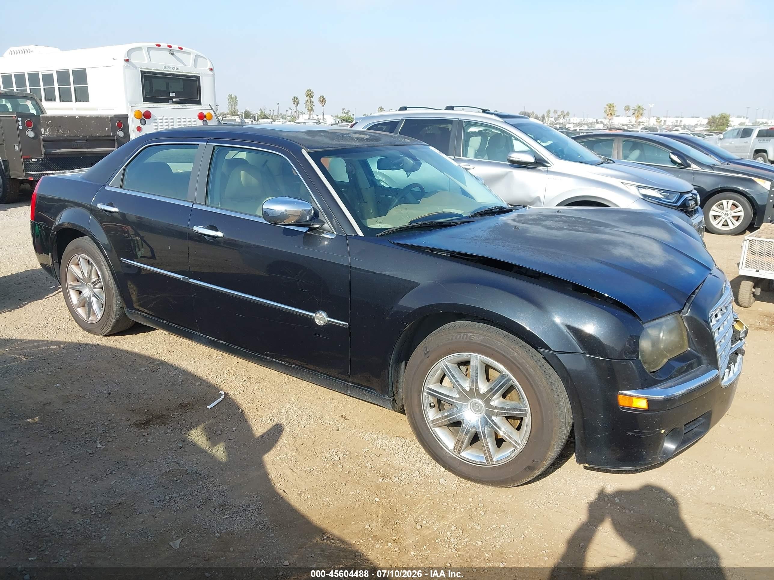 2008 Chrysler 300c Hemi Black vin: 2C3LA63H48H287028
