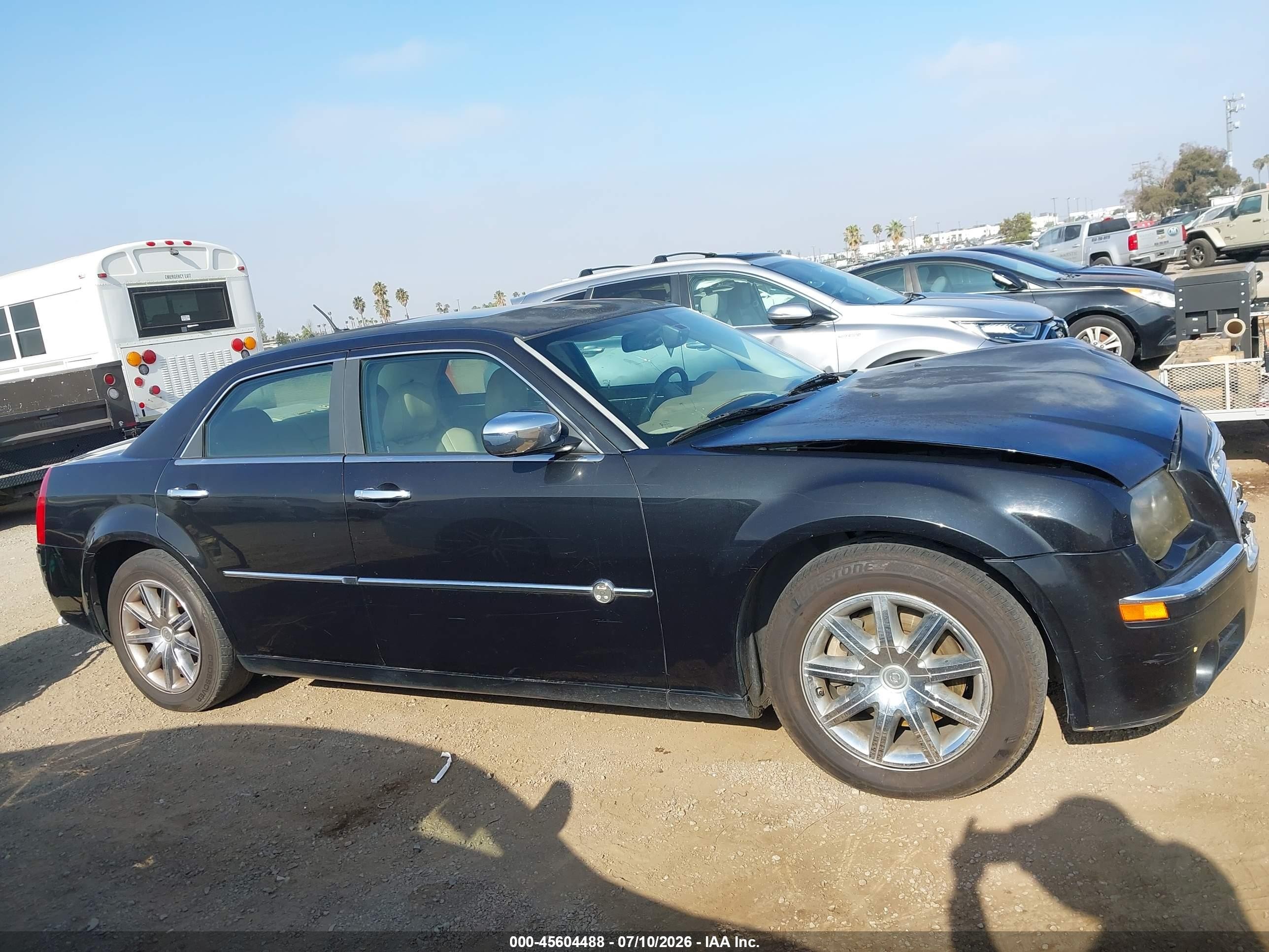 2008 Chrysler 300c Hemi Black vin: 2C3LA63H48H287028