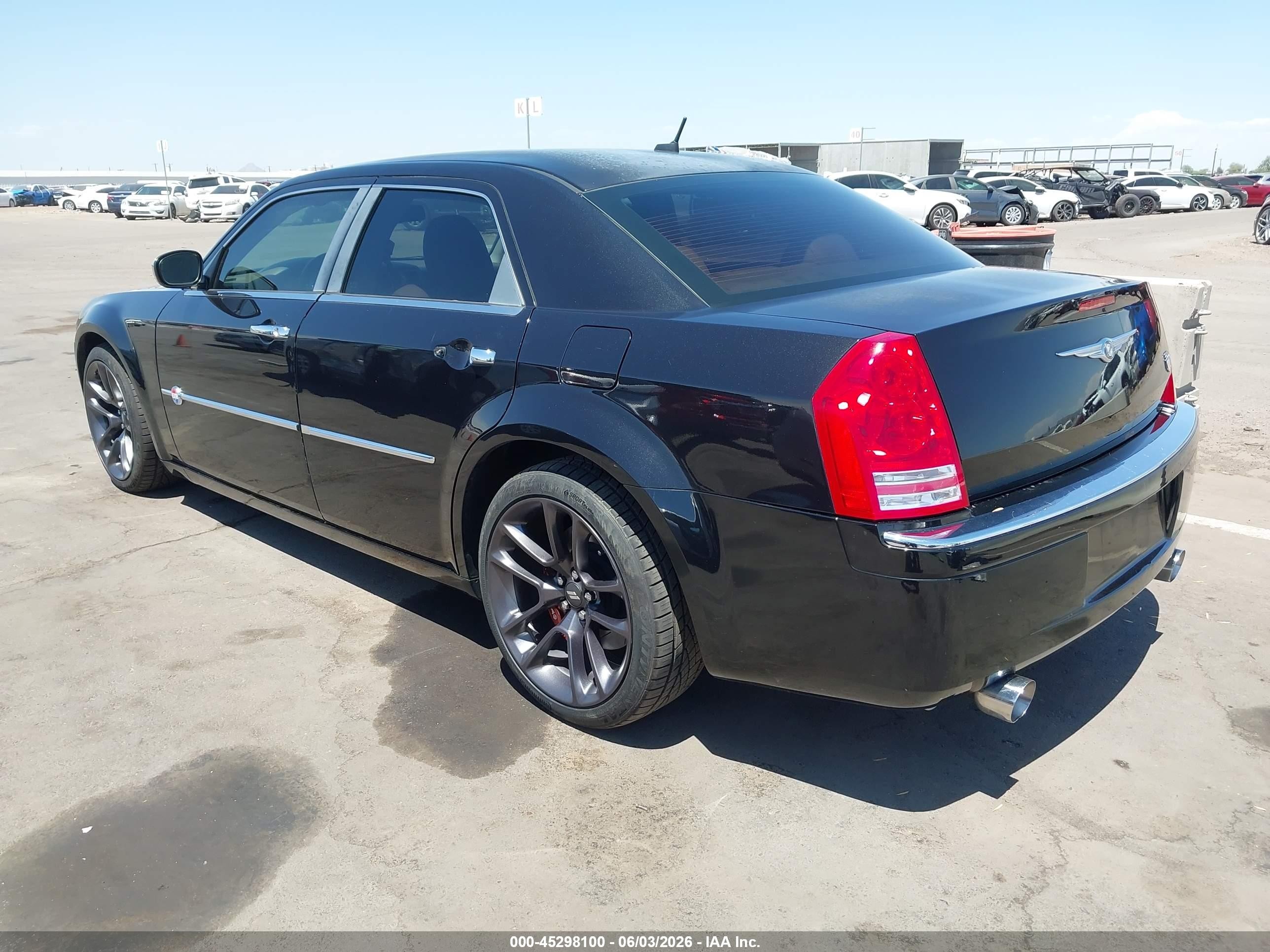 2008 Chrysler 300c Hemi Черный vin: 2C3LA63H58H262851