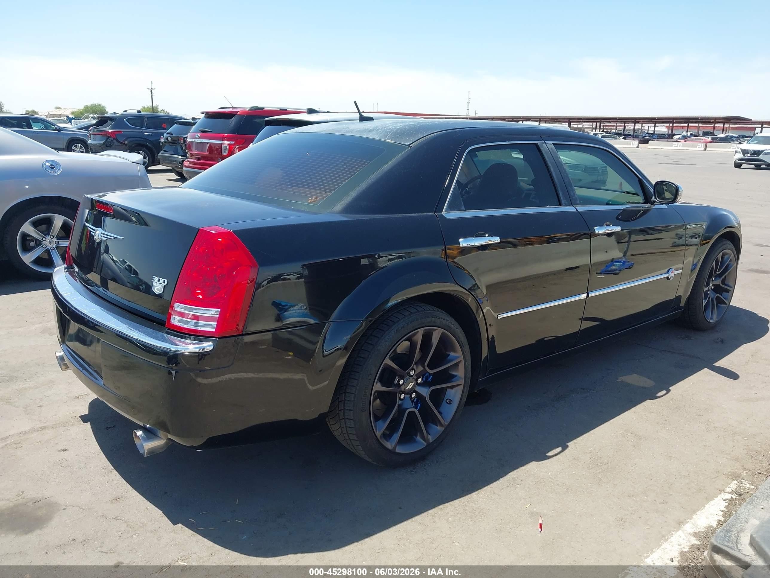 2008 Chrysler 300c Hemi Черный vin: 2C3LA63H58H262851