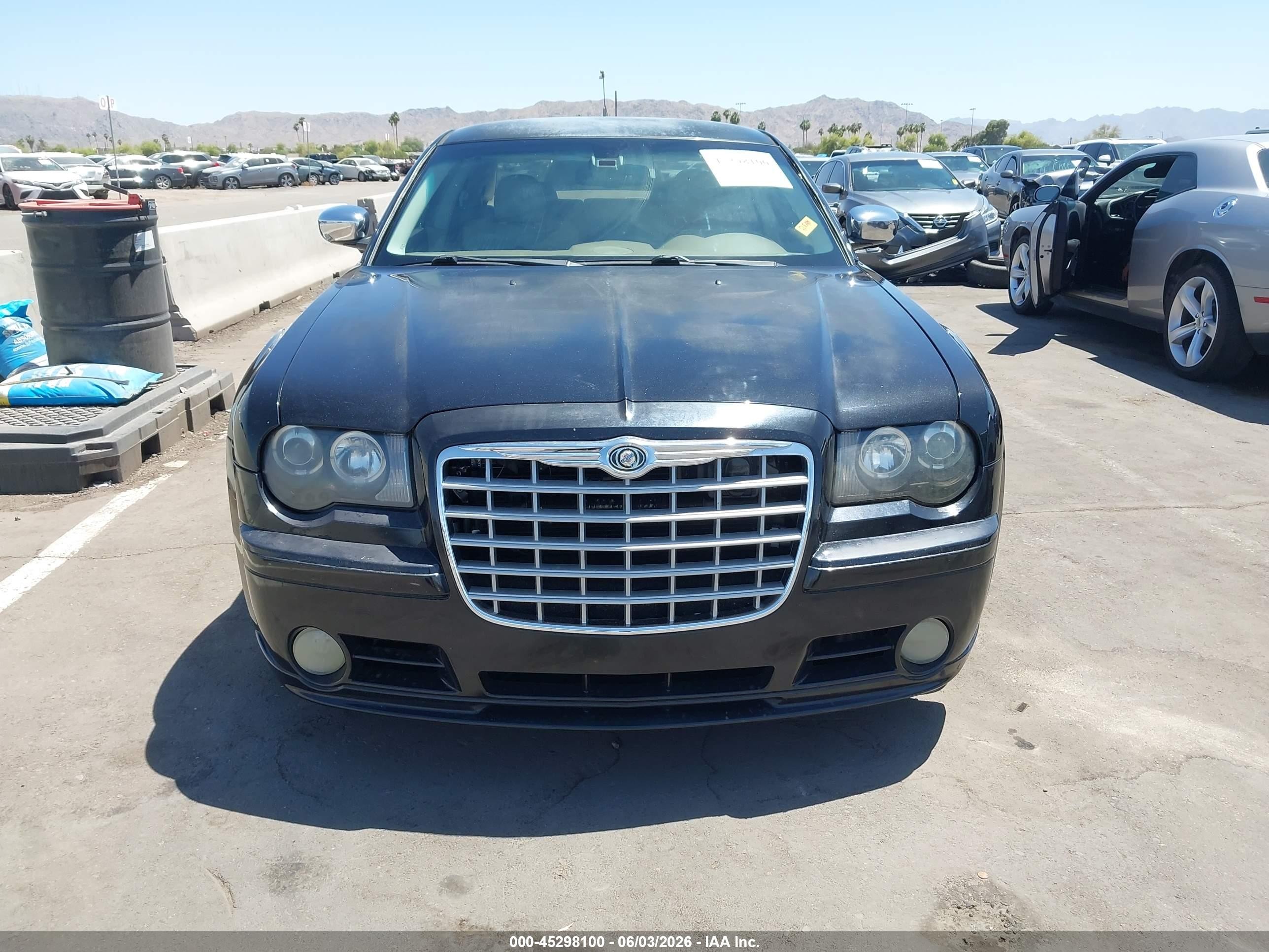 2008 Chrysler 300c Hemi Черный vin: 2C3LA63H58H262851