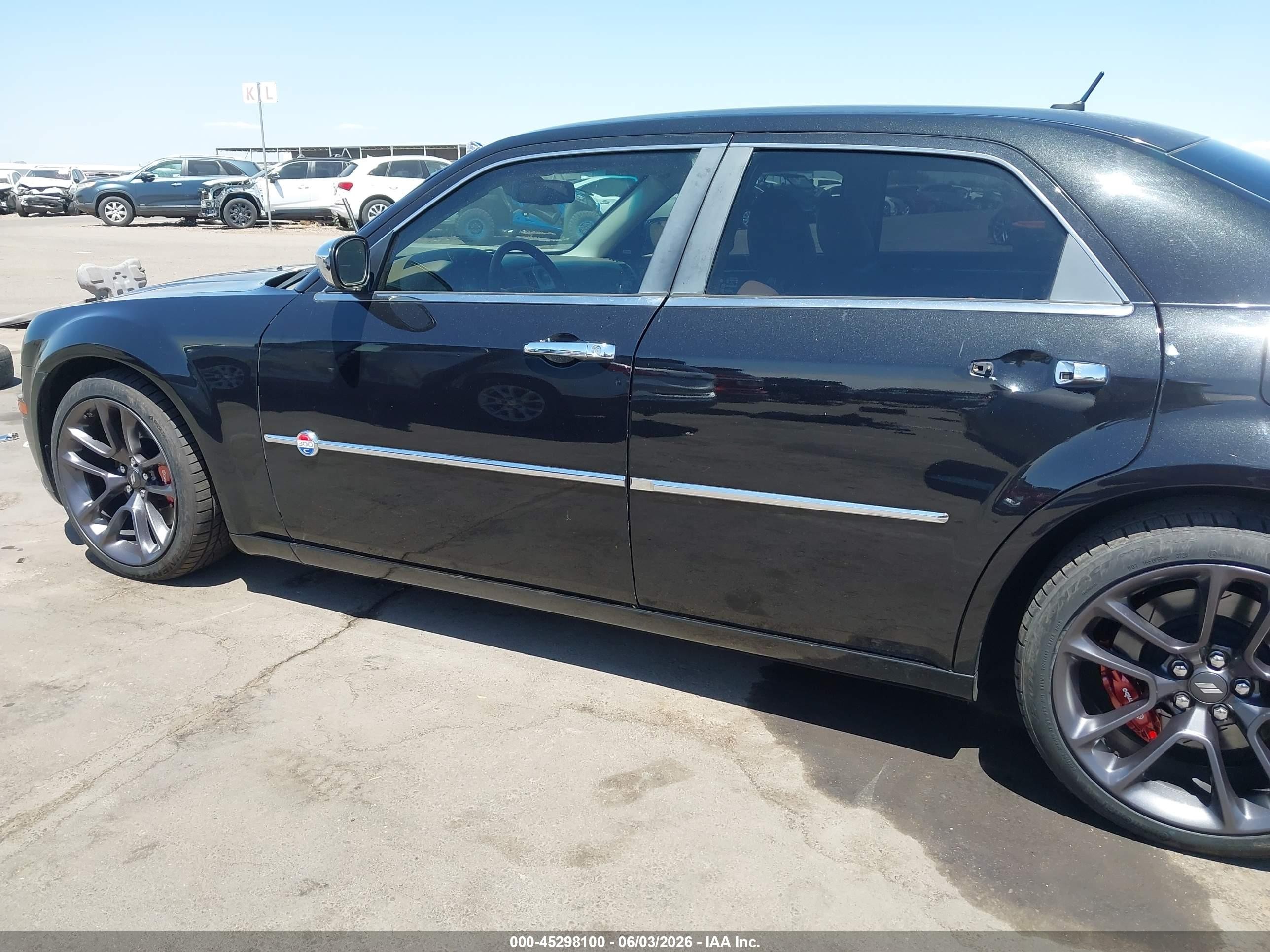 2008 Chrysler 300c Hemi Черный vin: 2C3LA63H58H262851