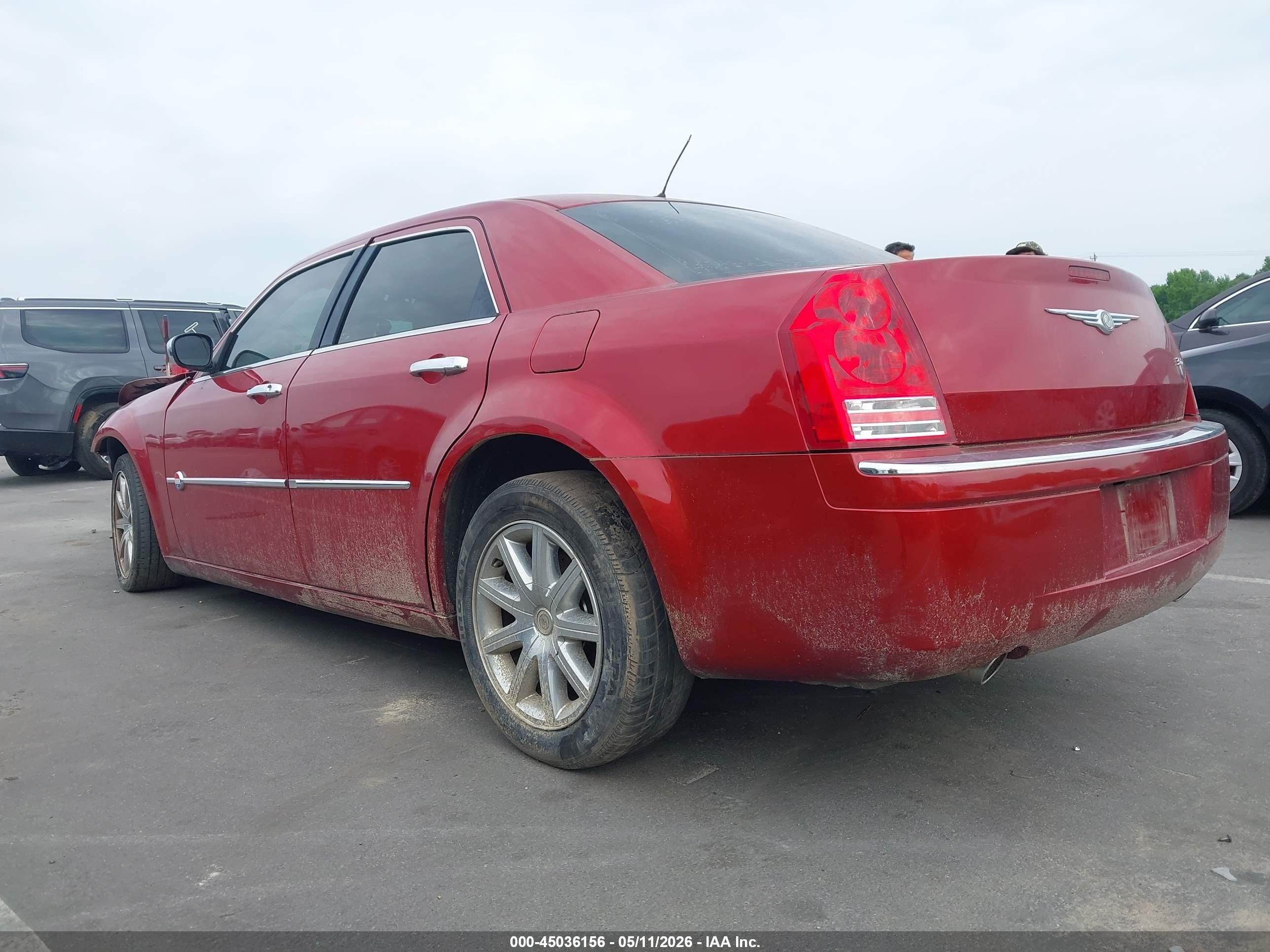 2008 Chrysler 300c Hemi Red vin: 2C3LA63H78H223176