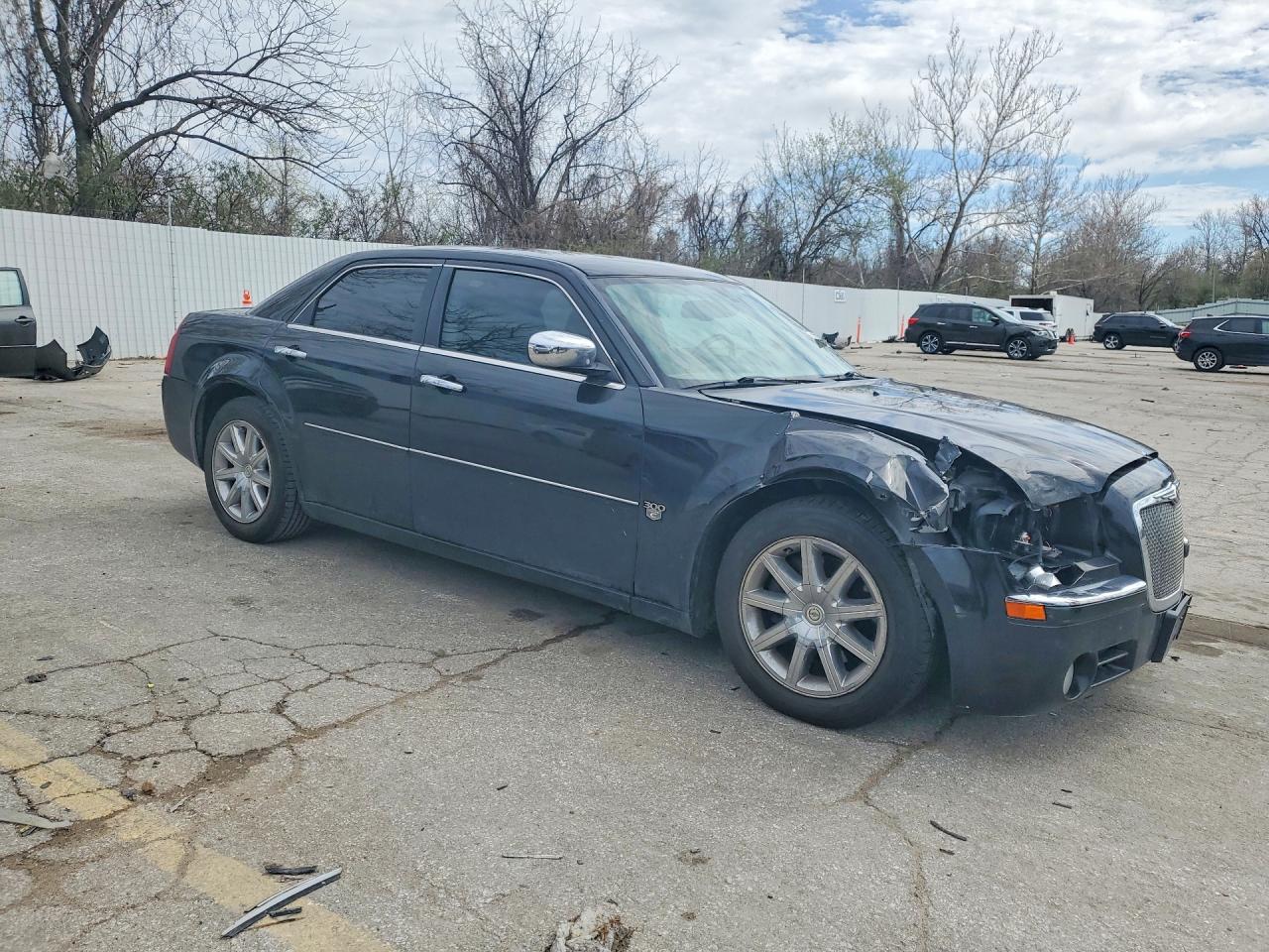 2007 Chrysler 300c Black vin: 2C3LA63H87H823705