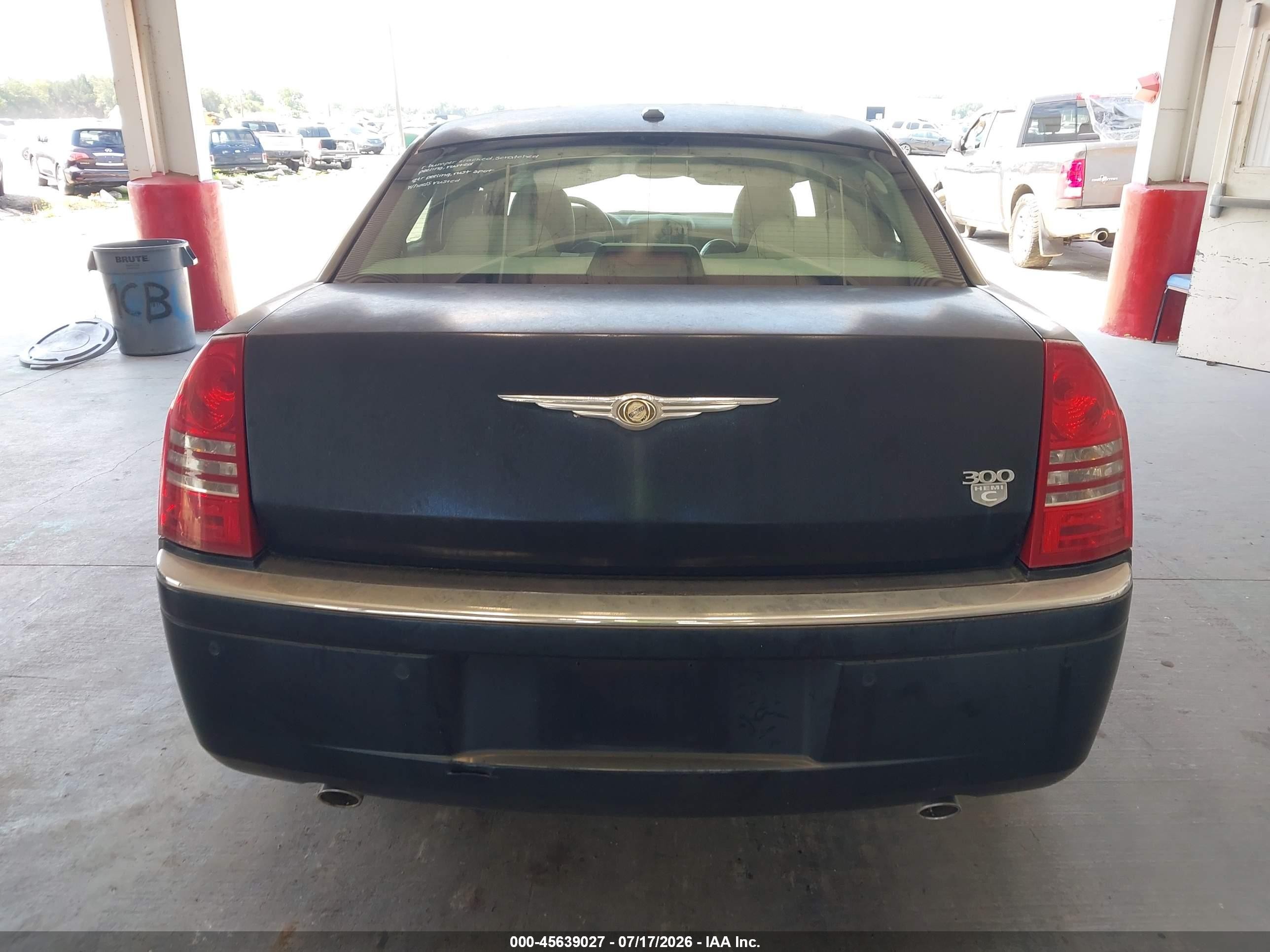 2006 Chrysler 300c   Black vin: 2C3LA63H96H396646