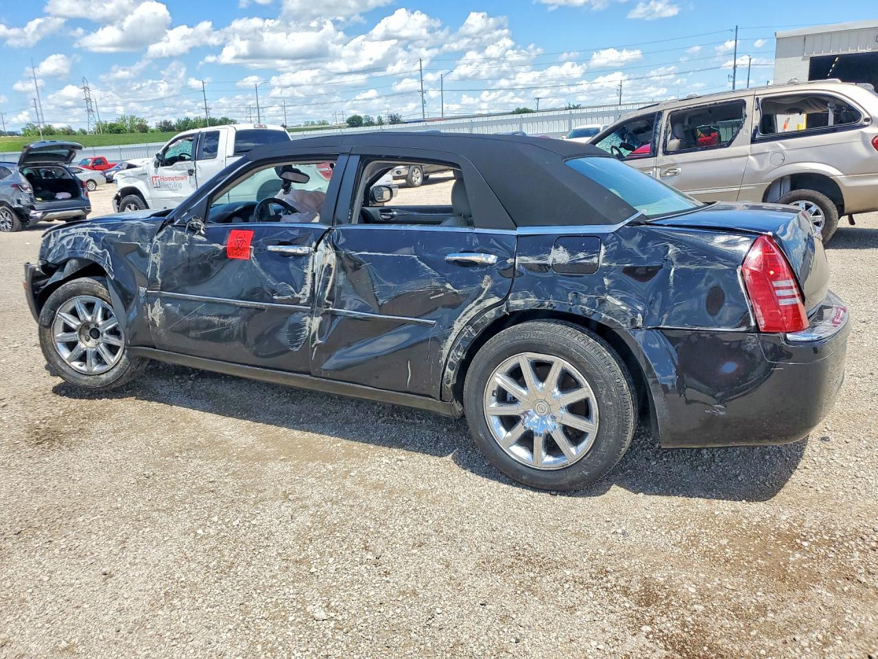 2007 Chrysler 300c Black vin: 2C3LA63H97H762056