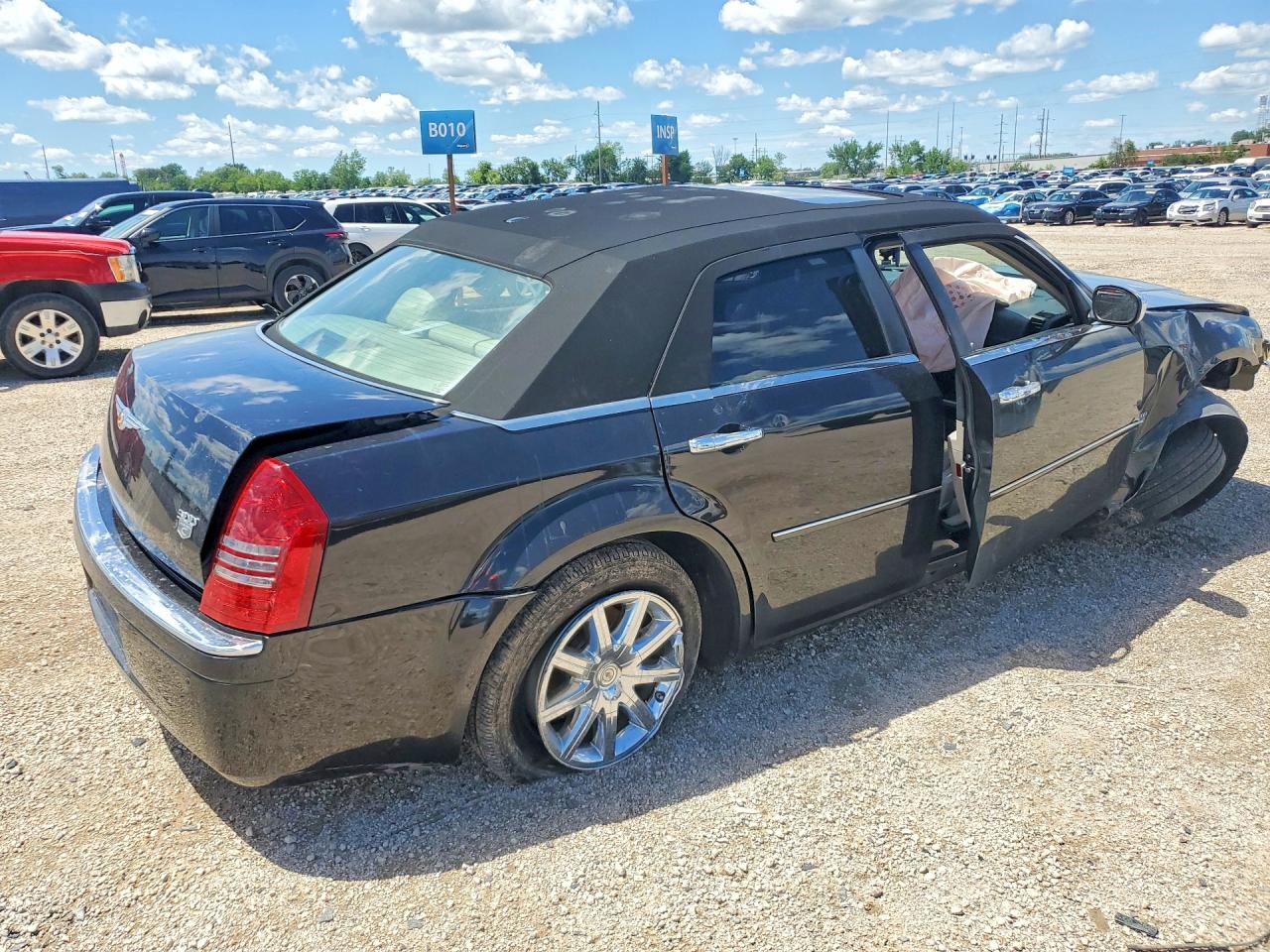 2007 Chrysler 300c Black vin: 2C3LA63H97H762056
