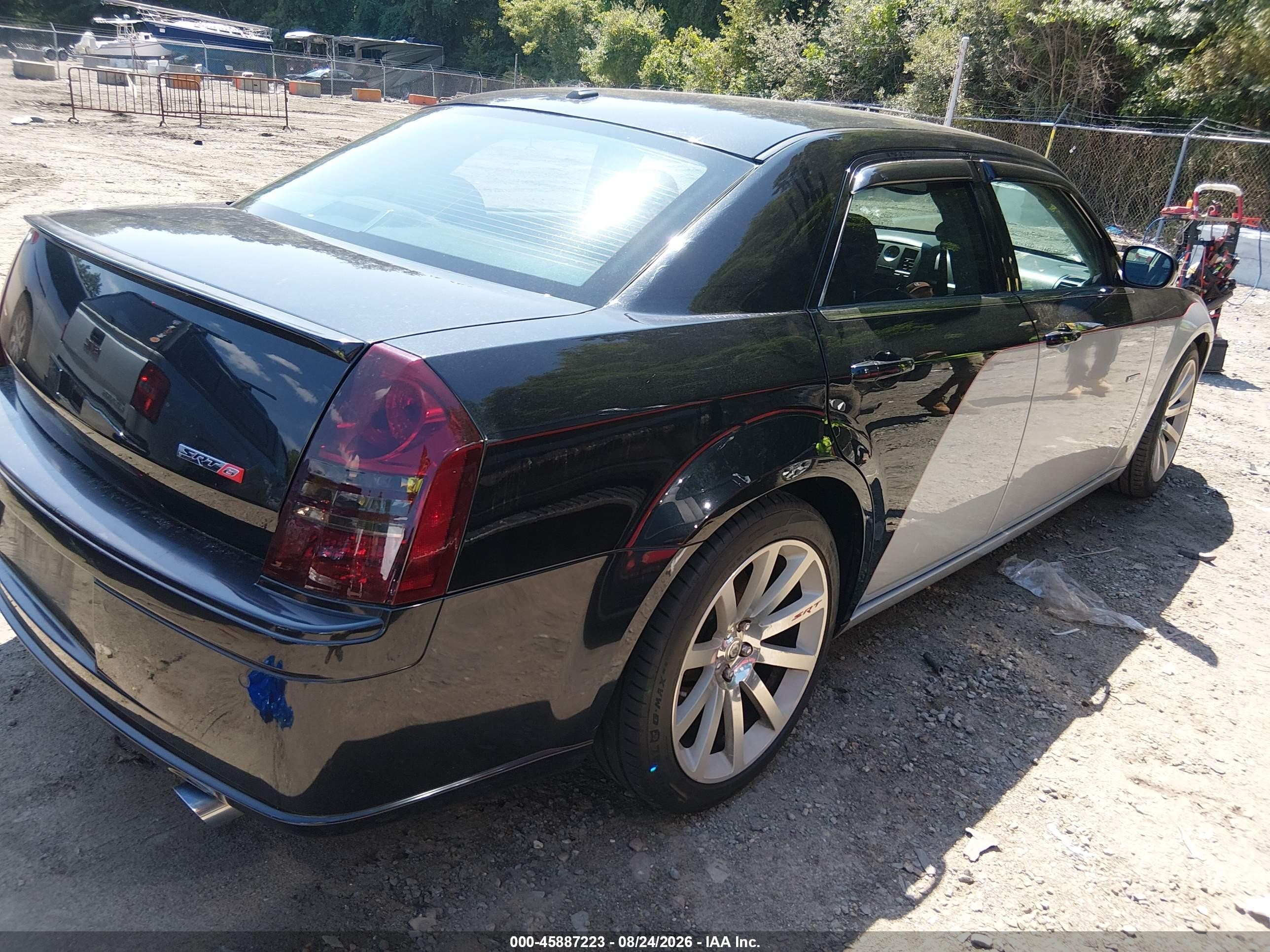2006 Chrysler 300c Srt8 Черный vin: 2C3LA73W06H386687