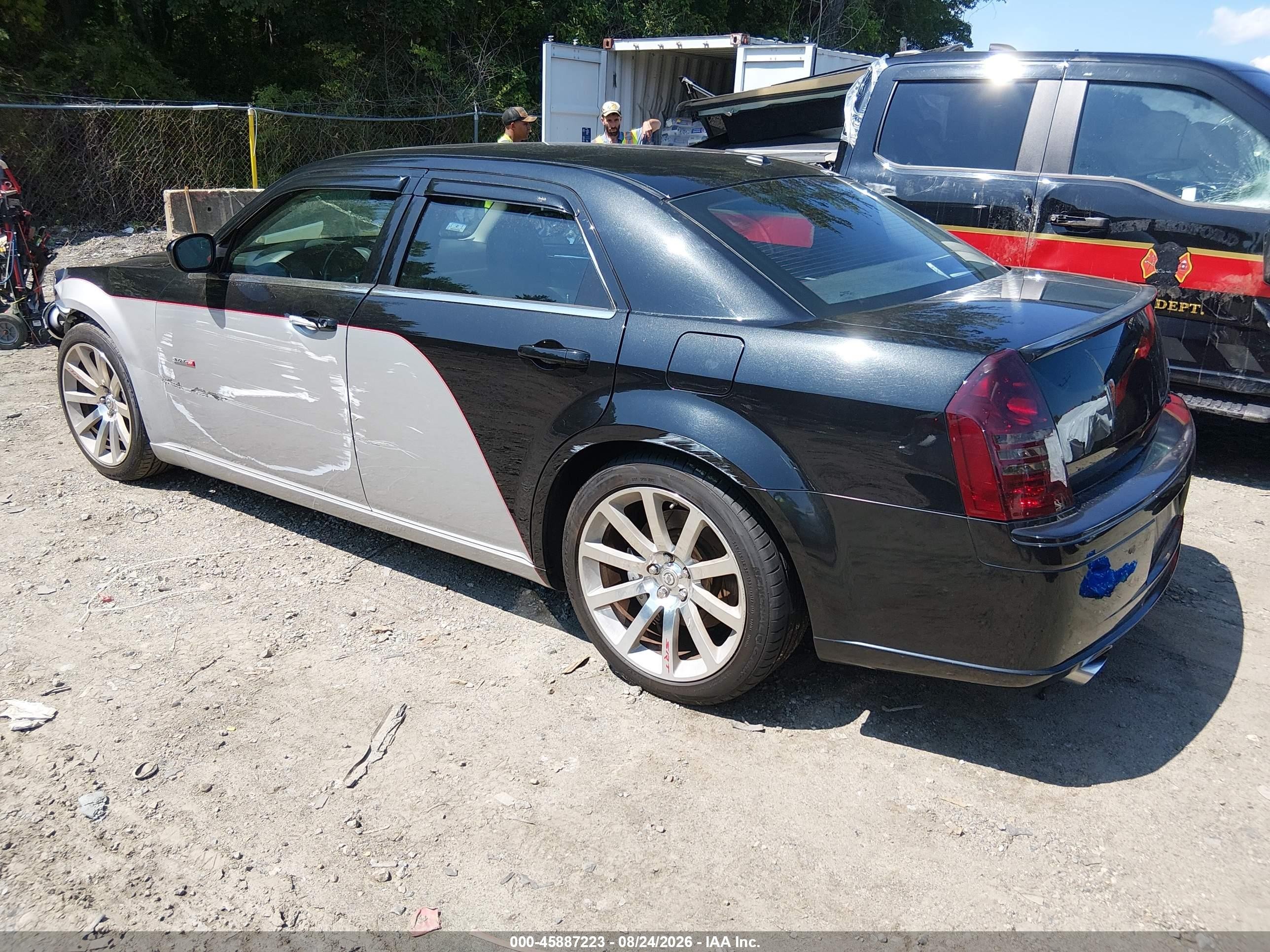 2006 Chrysler 300c Srt8 Черный vin: 2C3LA73W06H386687
