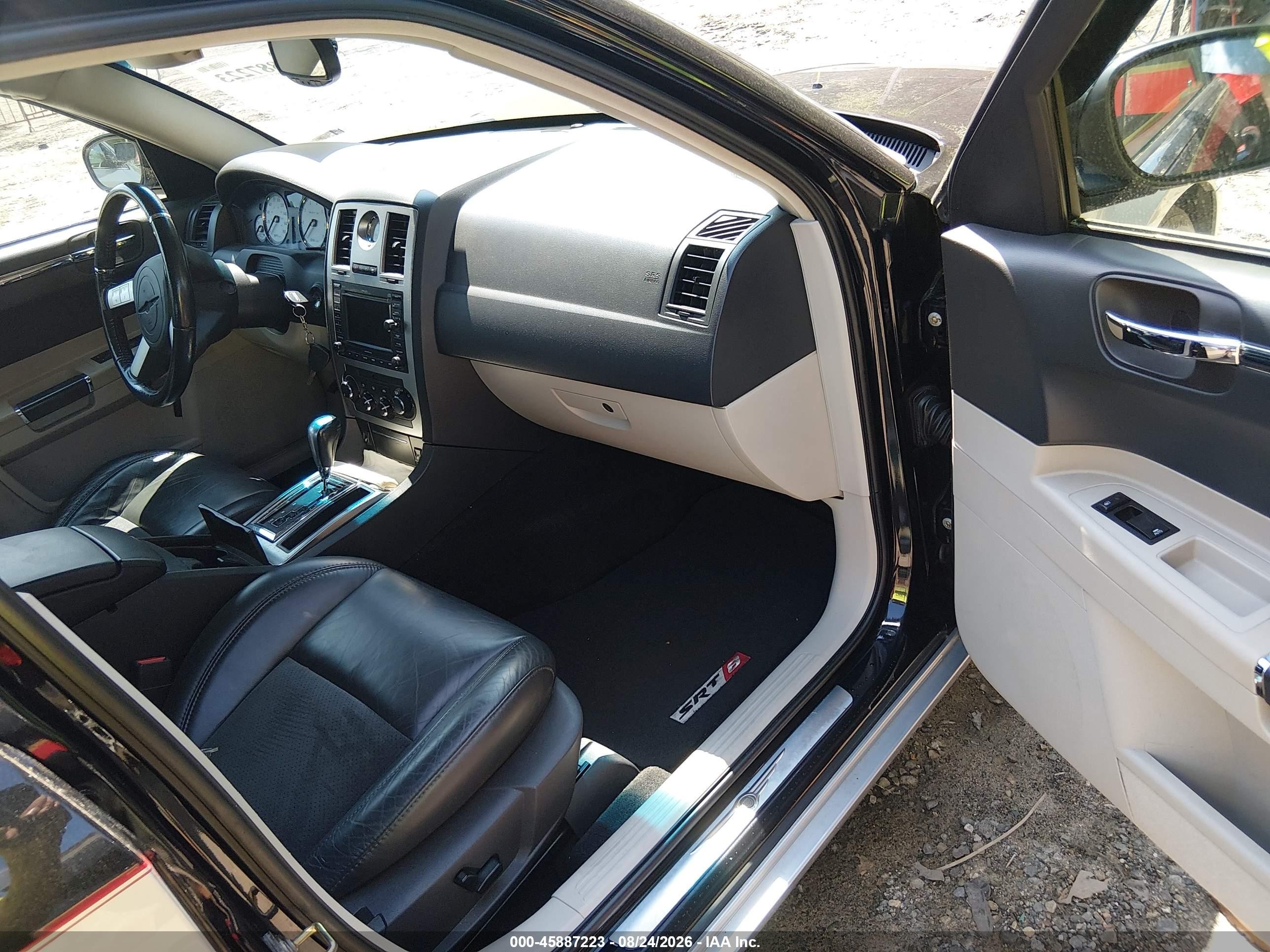 2006 Chrysler 300c Srt8 Черный vin: 2C3LA73W06H386687