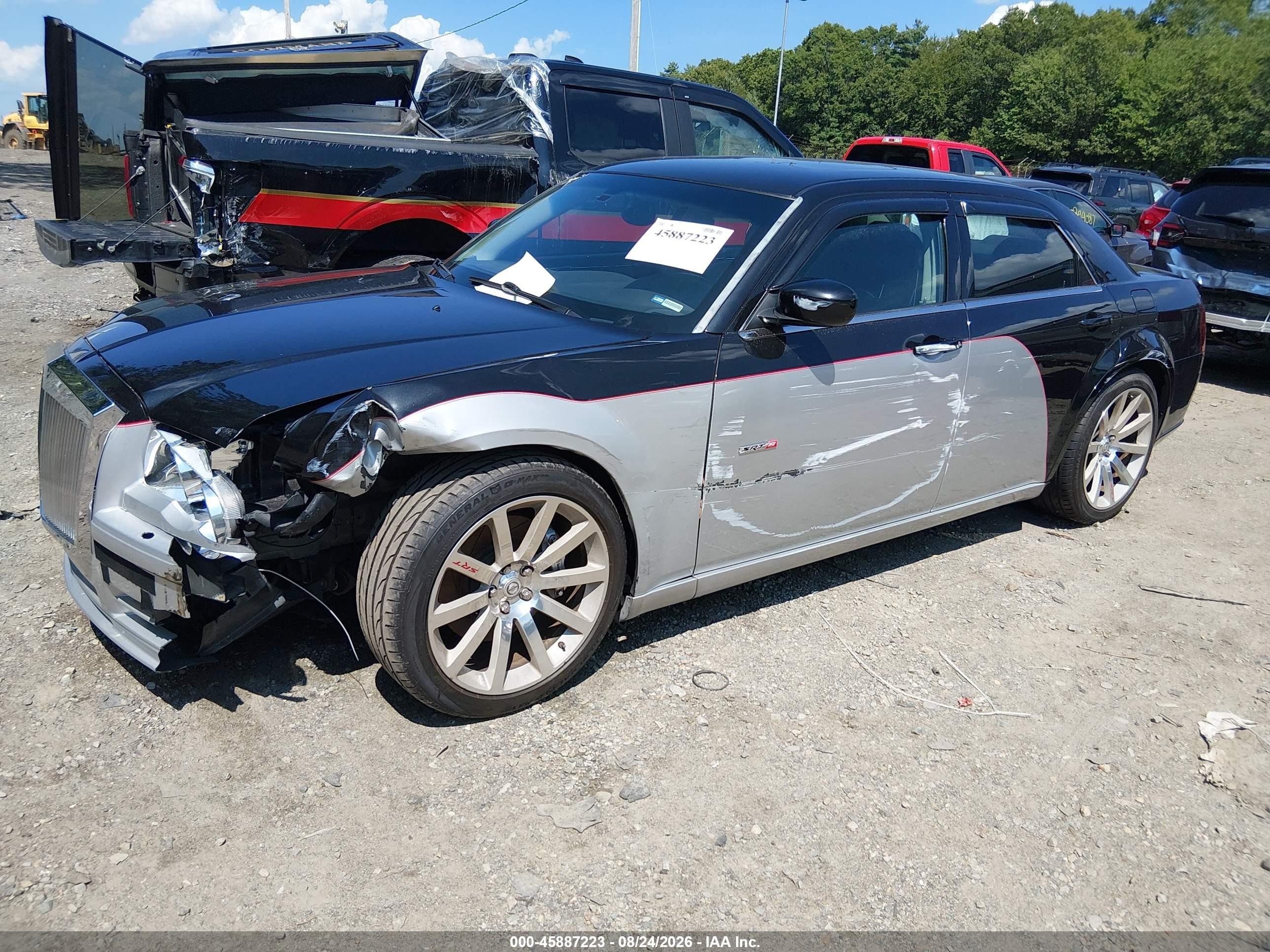2006 Chrysler 300c Srt8 Черный vin: 2C3LA73W06H386687