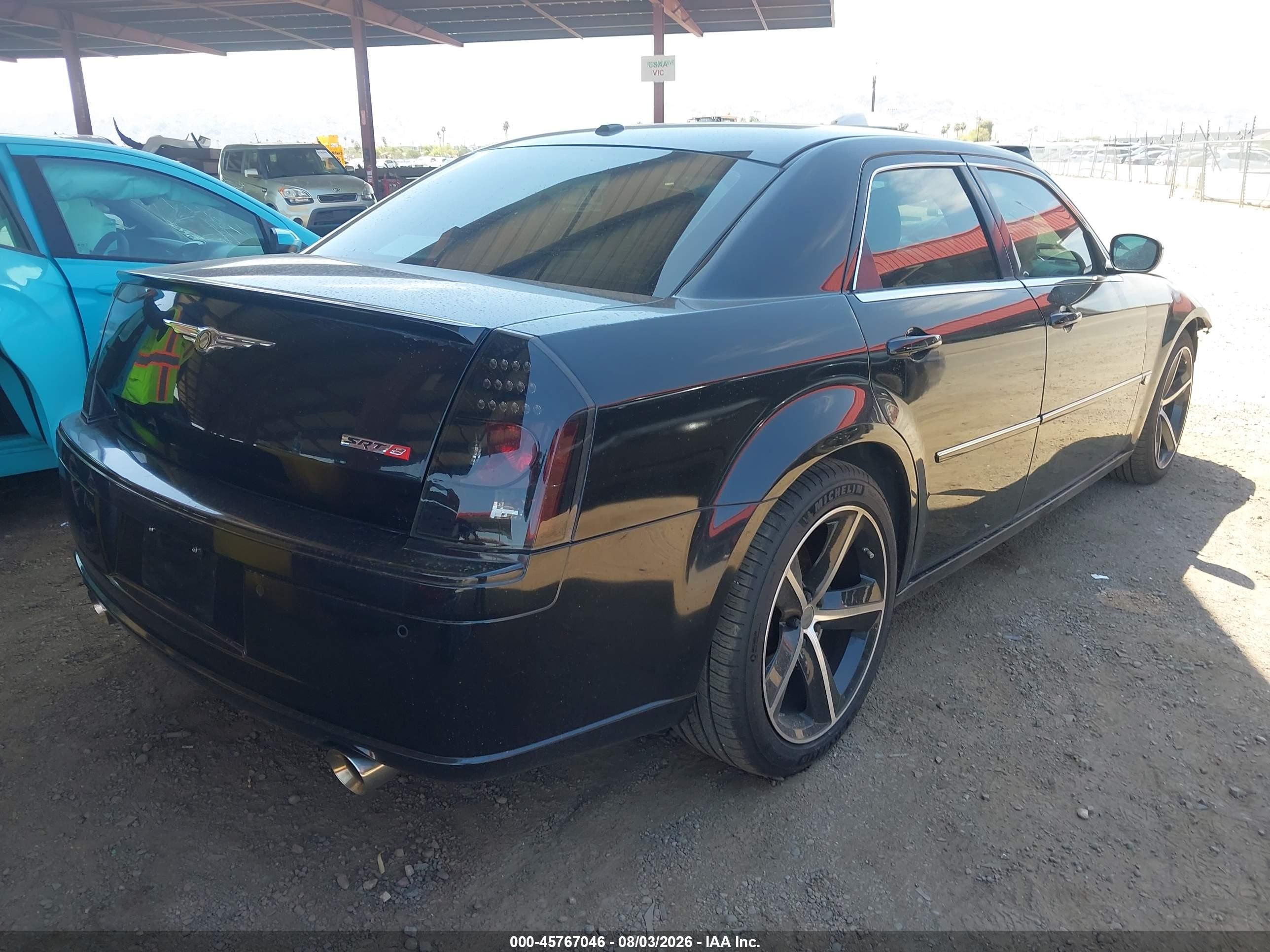2006 Chrysler 300c Srt8 Black vin: 2C3LA73W46H455378