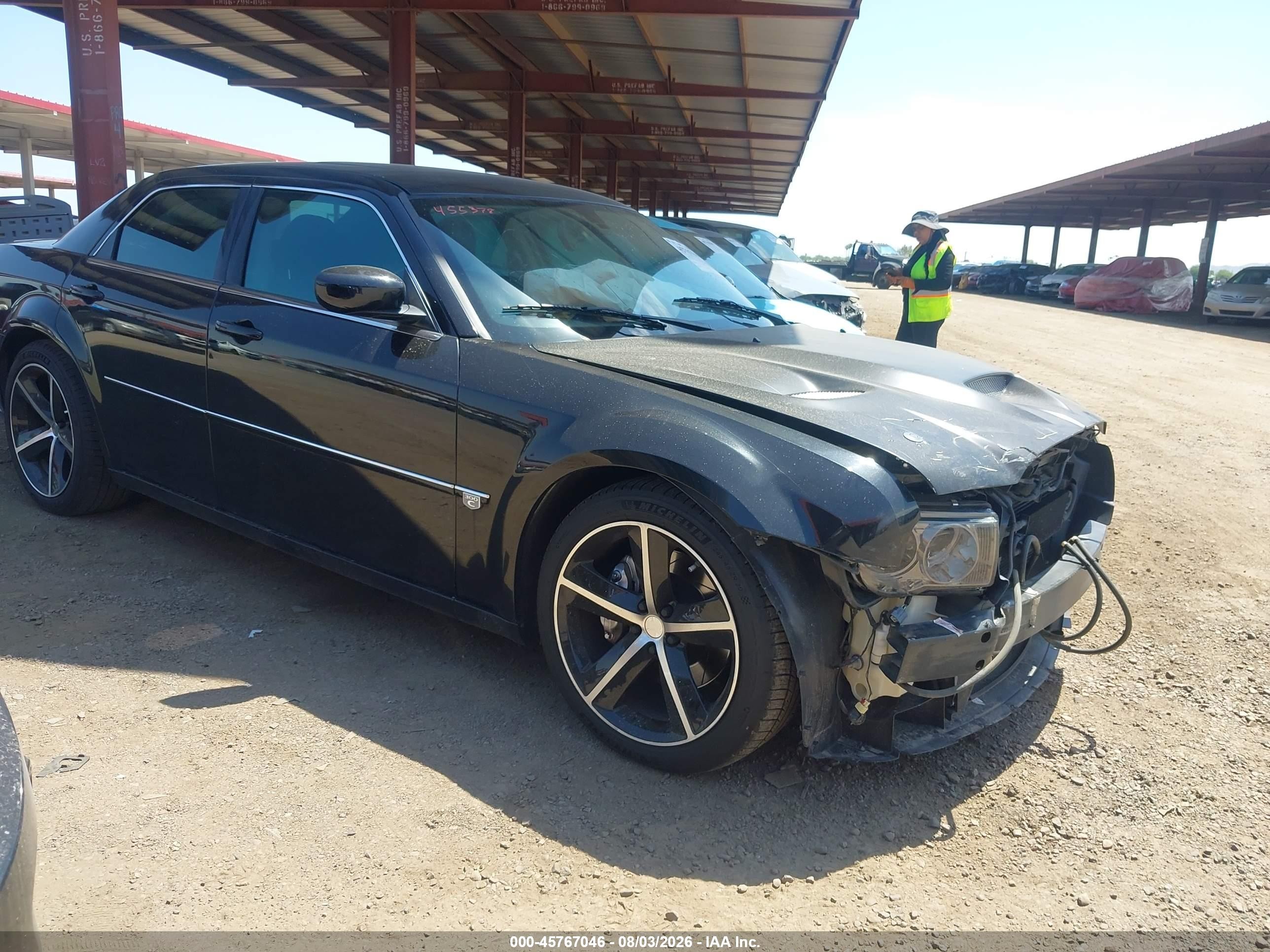 2006 Chrysler 300c Srt8 Black vin: 2C3LA73W46H455378