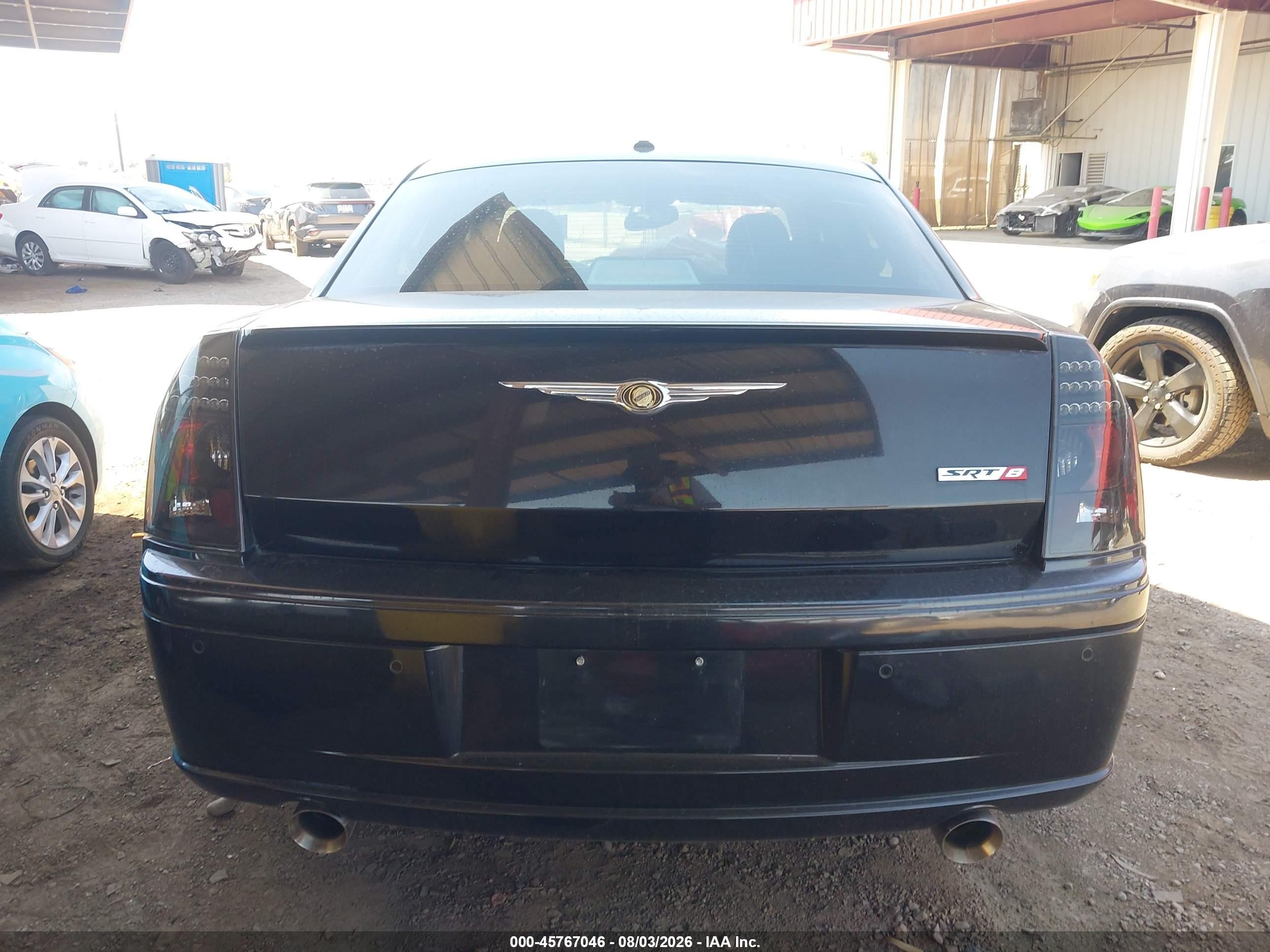 2006 Chrysler 300c Srt8 Black vin: 2C3LA73W46H455378