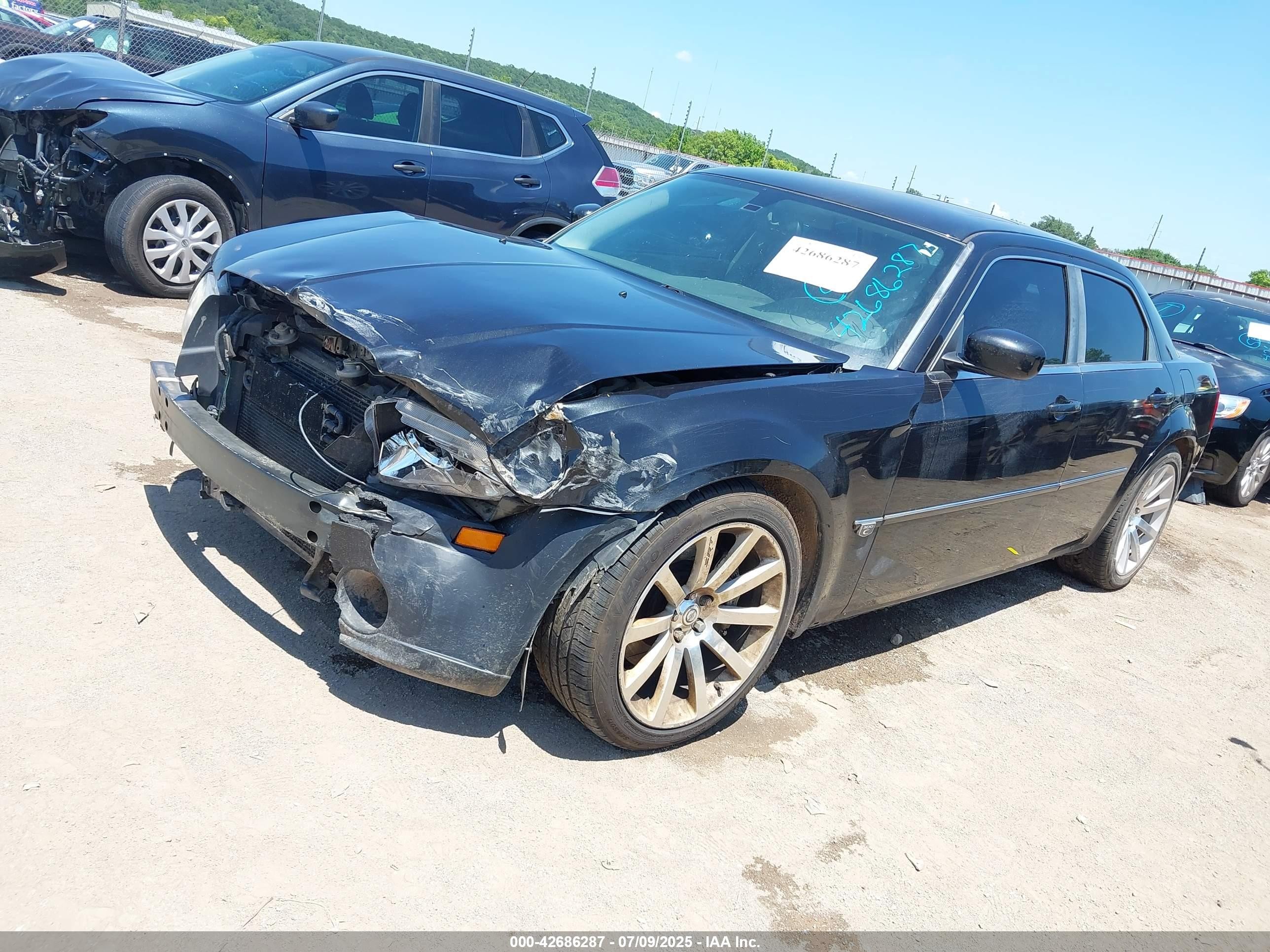 2007 Chrysler 300c Srt8 Черный vin: 2C3LA73W77H637836