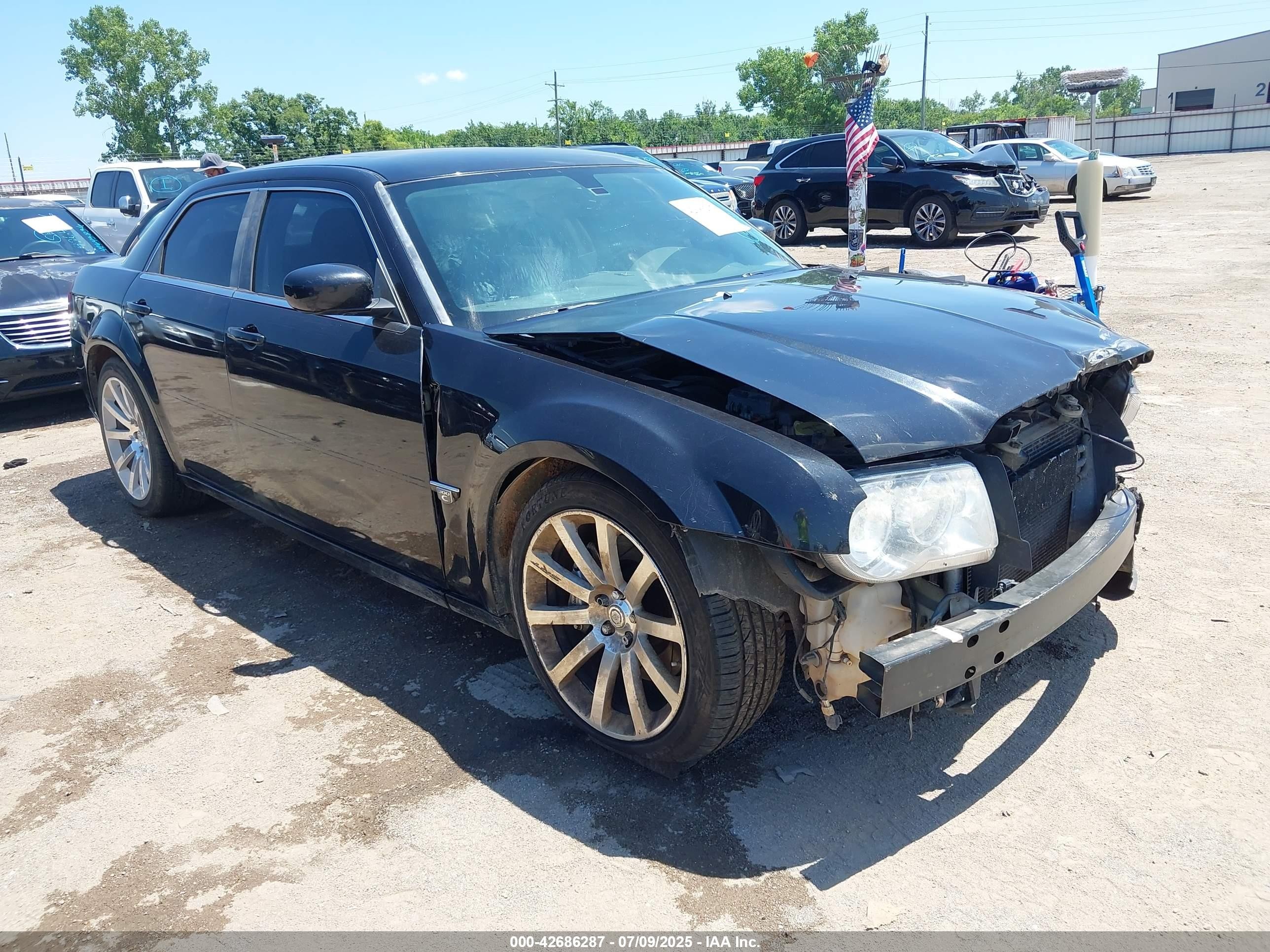 2007 Chrysler 300c Srt8 Черный vin: 2C3LA73W77H637836
