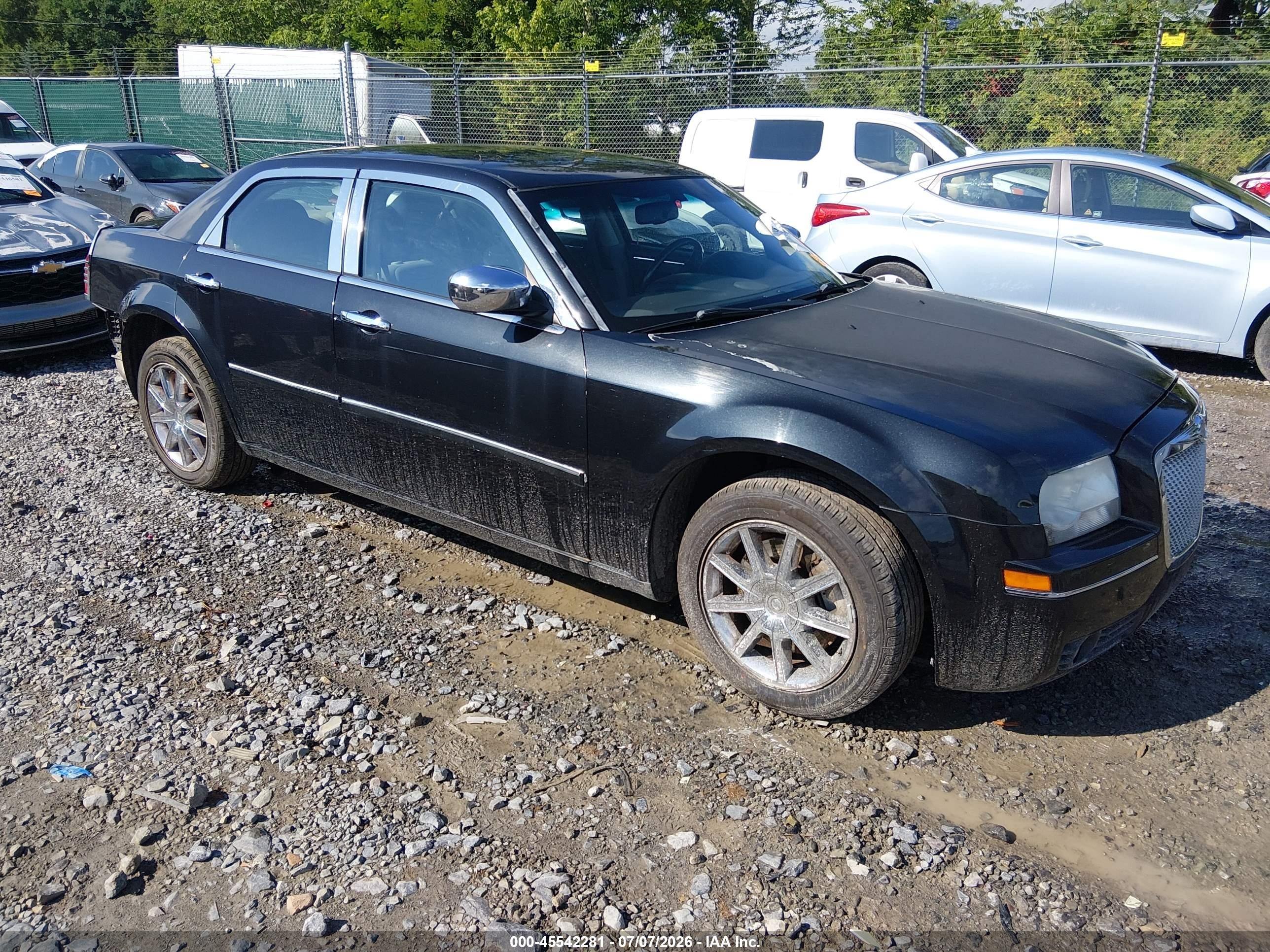 2007 Chrysler 300 Touring Черный vin: 2C3LK53GX7H790477